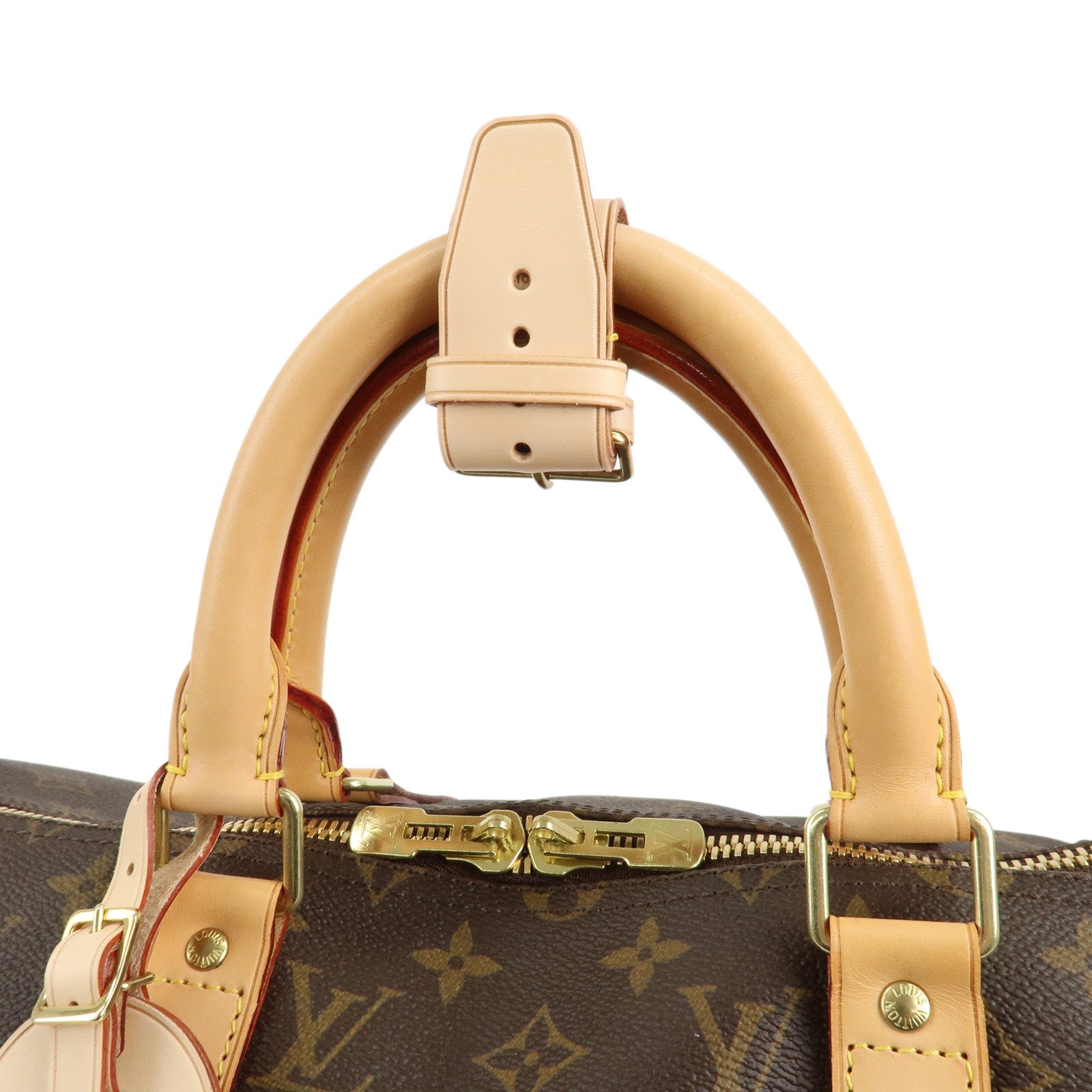 Louis Vuitton Monogram Keep All 50 Boston Bag Brown M41426