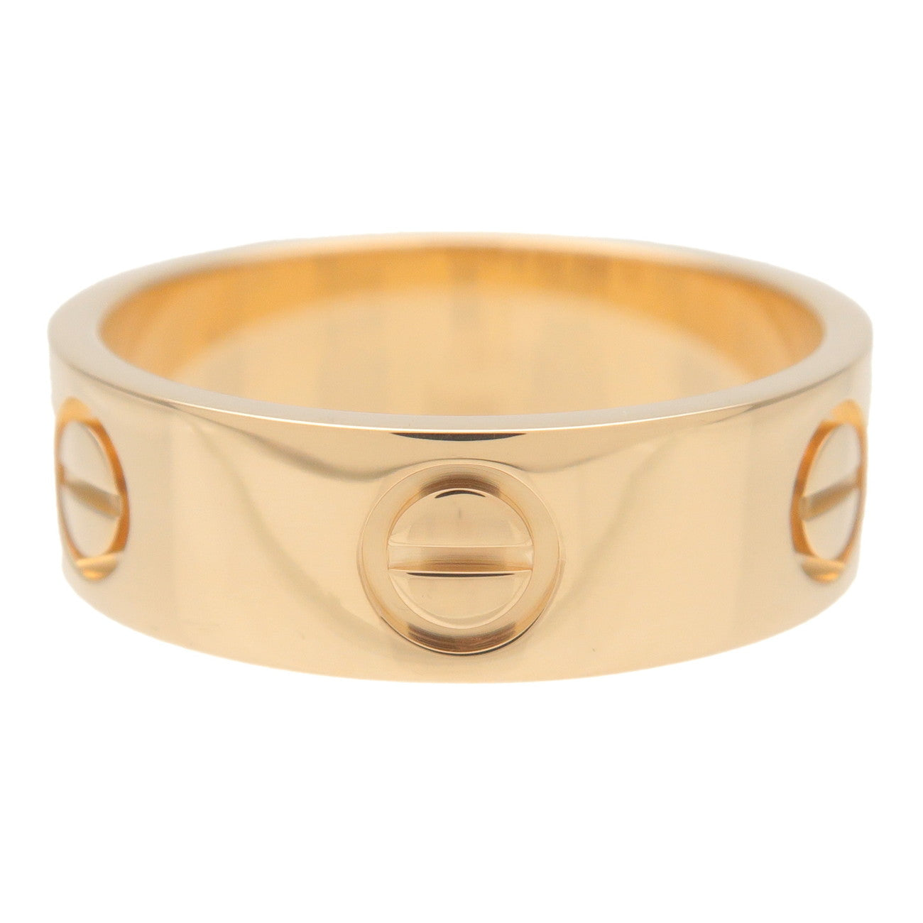 Cartier Love Ring K18 750YG Yellow Gold #51 US5.5-6 EU51 HK12.5 Used