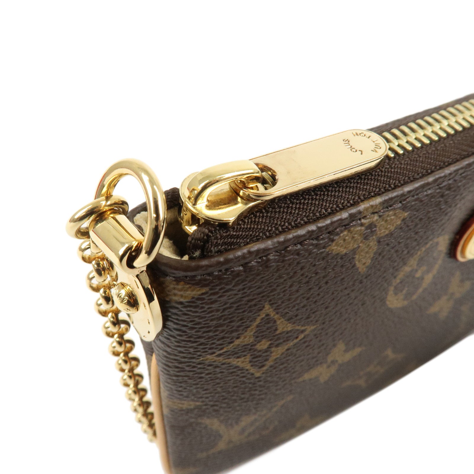 Louis Vuitton Monogram Pochette Milla MM Hand Bag M60094 Used