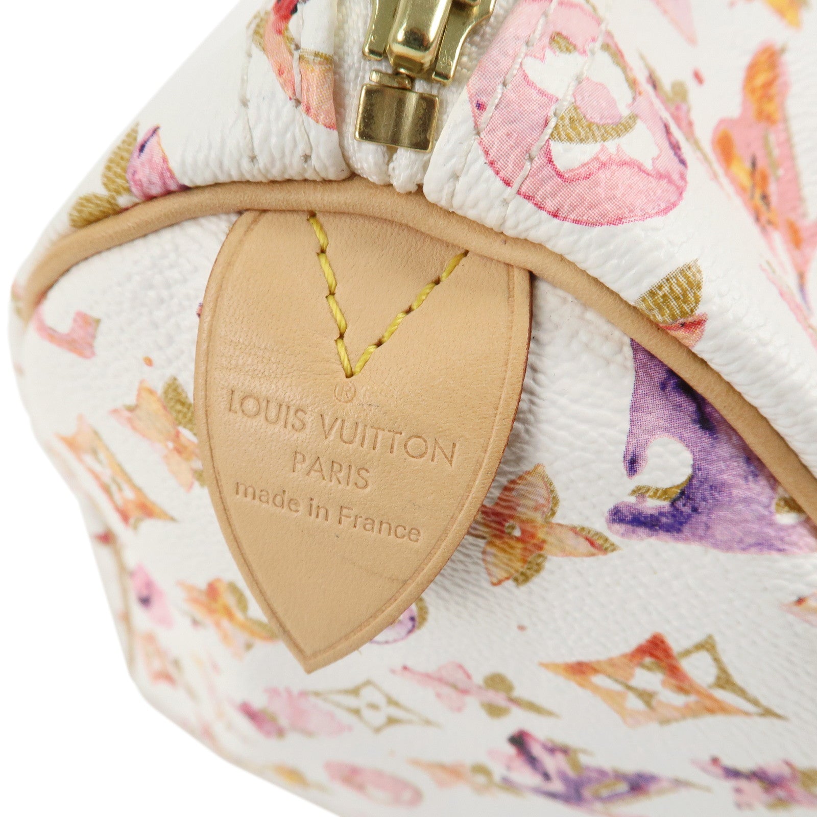 Louis Vuitton Monogram Watercolor Speedy 35 Blanc M95752