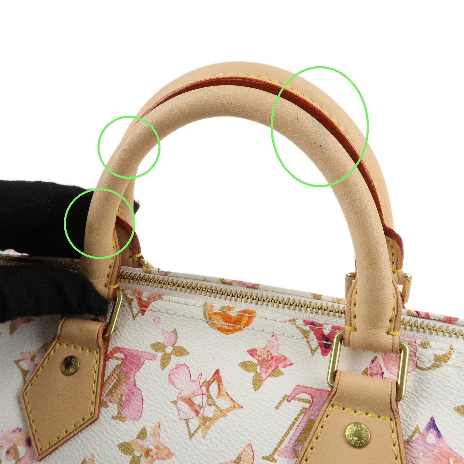 Louis Vuitton Monogram Watercolor Speedy 35 Blanc M95752