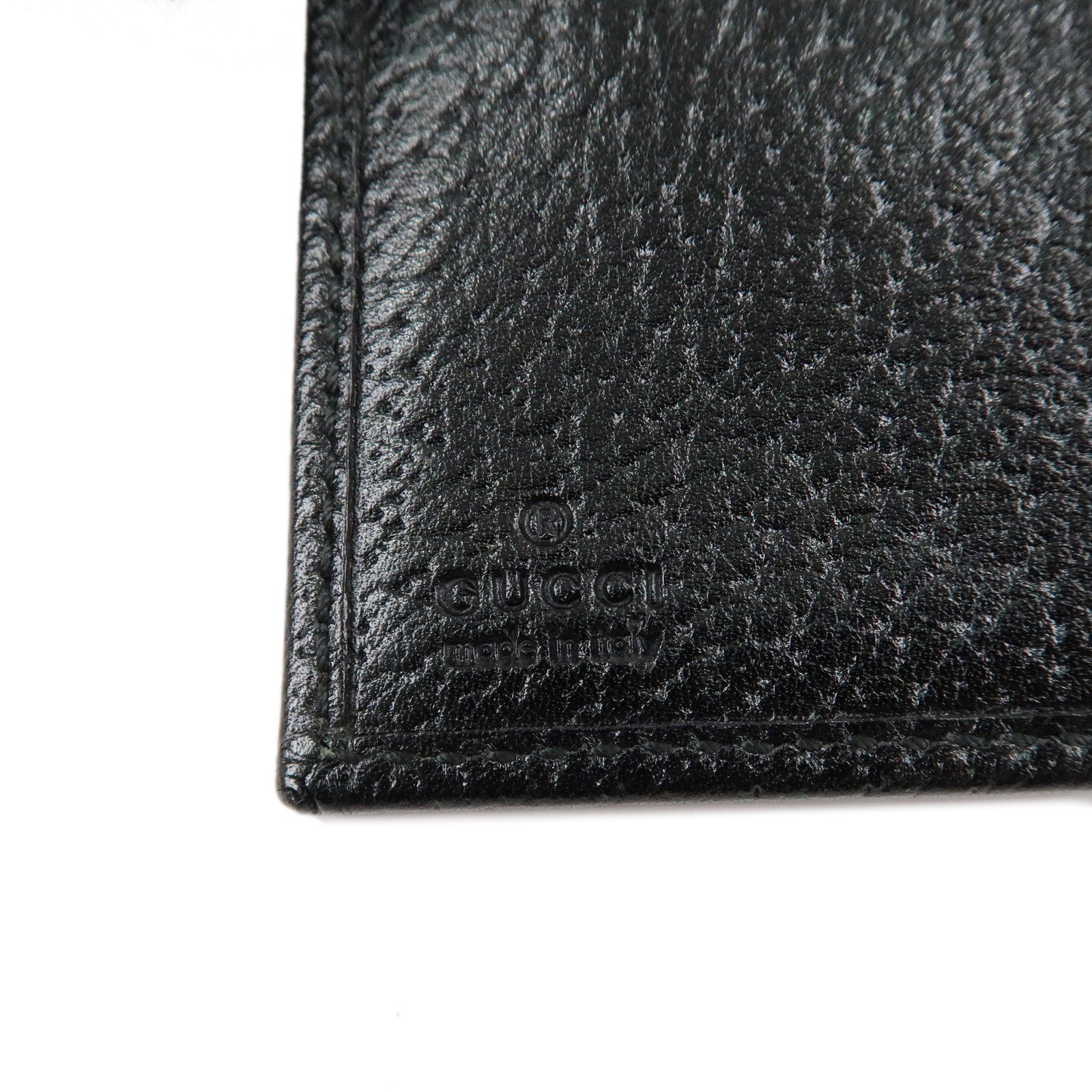 GUCCI Princy Sherry GG Canvas Leather Bifold Compact Wallet 167466 Used