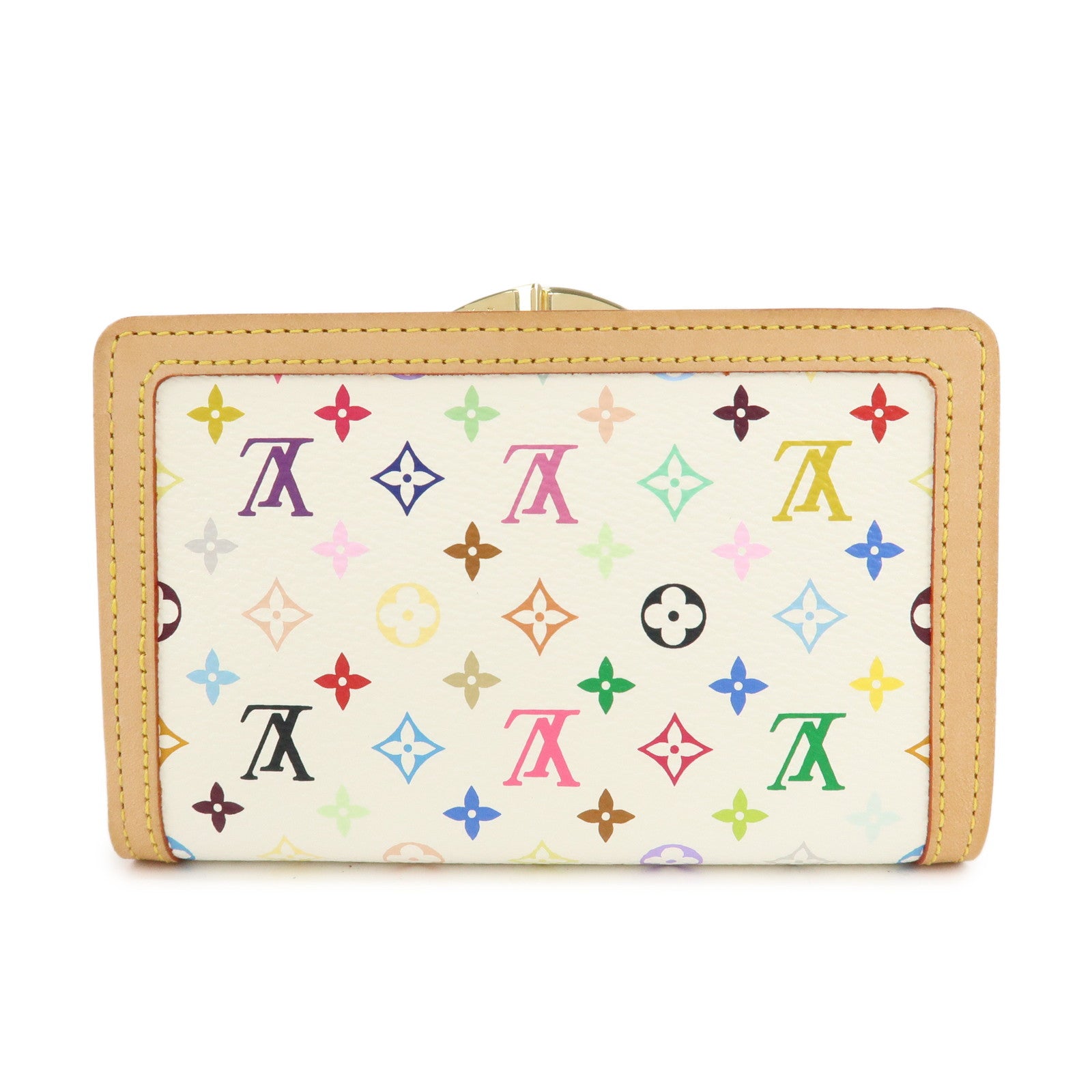 Louis Vuitton Monogram Multicolor Porte Monnaie Billets Viennois