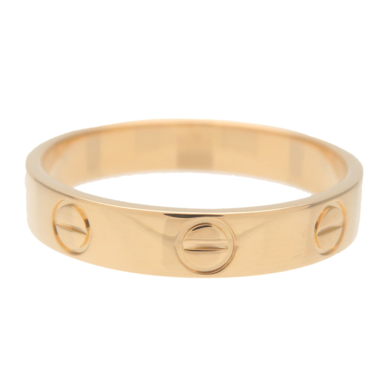 Cartier Mini Love Ring K18YG 750YG Yellow Gold #53 US6.5 EU53 Used