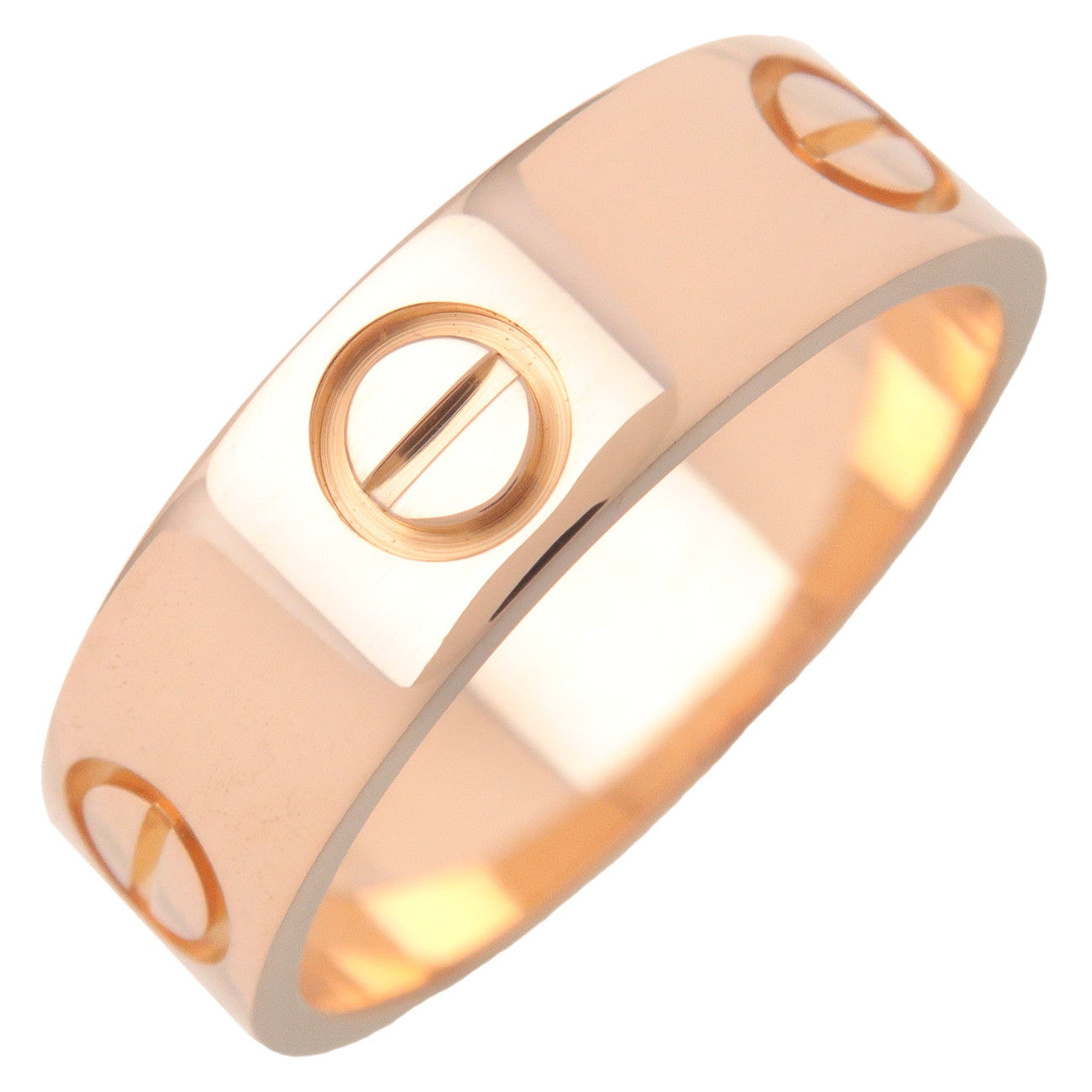 Cartier-Love-Ring-K18-750PG-Pink-Gold-#52-US6-6.5-EU-52