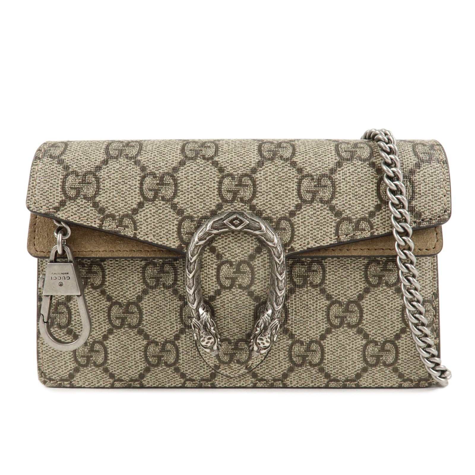 GUCCI-Gucci-Duonissos-GG-Supreme-Suede-Super-Mini-Bag-Beige-476432