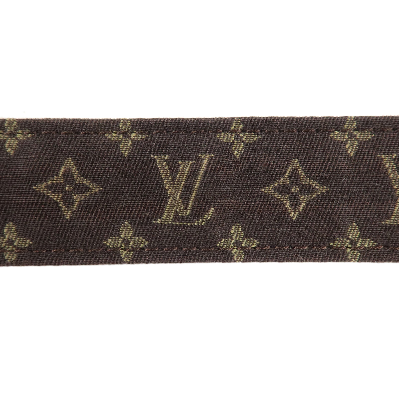 Louis Vuitton Monogram Mini Lin Santule Ebene Belt M6985U