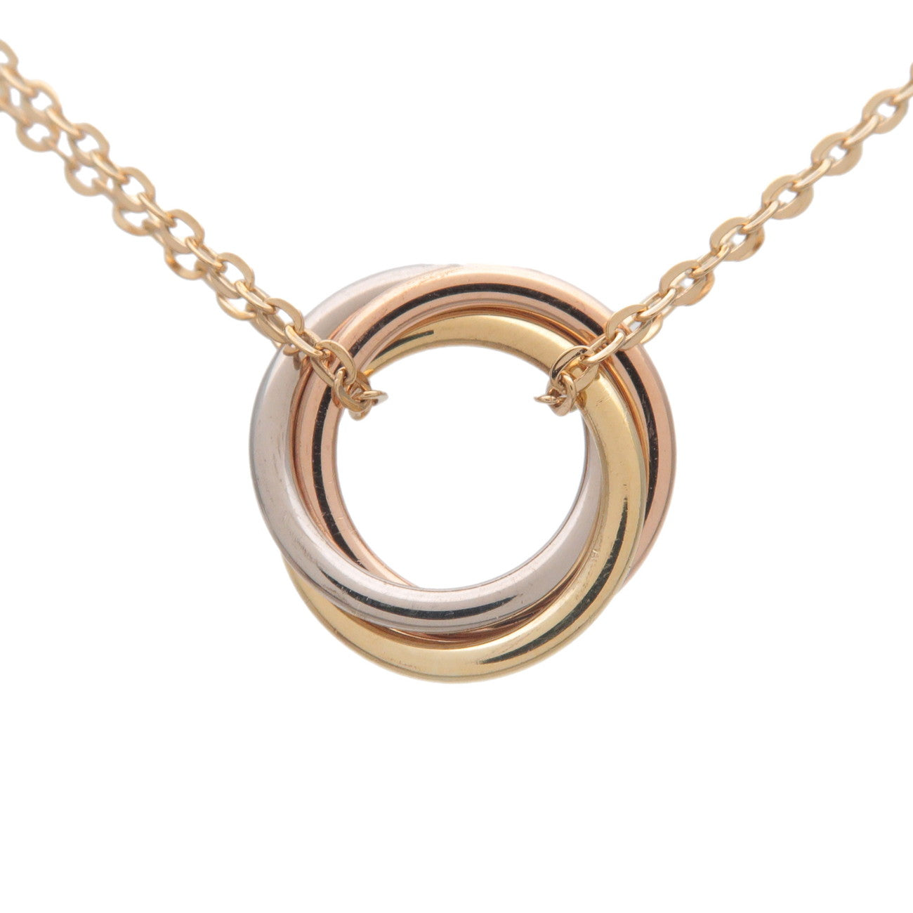 Cartier Sweet Trinity Necklace K18 750YG/WG/PG