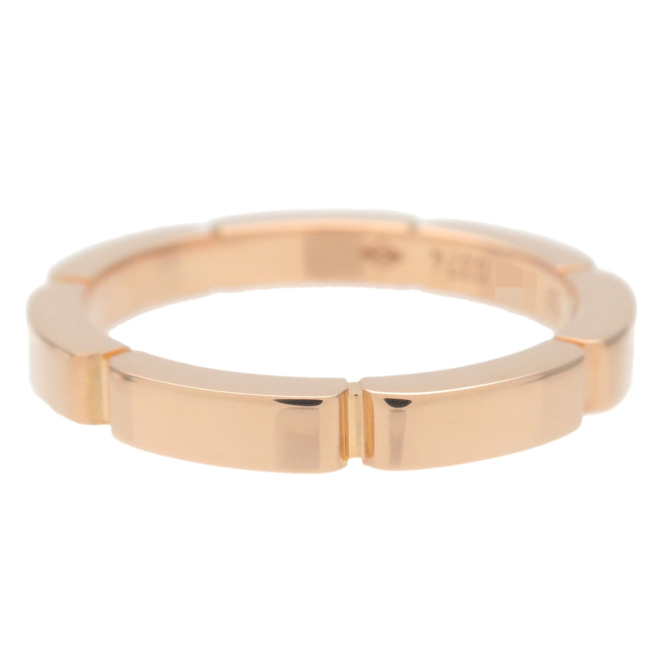 Cartier Maillon Panthere 4P Diamond Ring K18 Rose Gold #51 US5.5-6