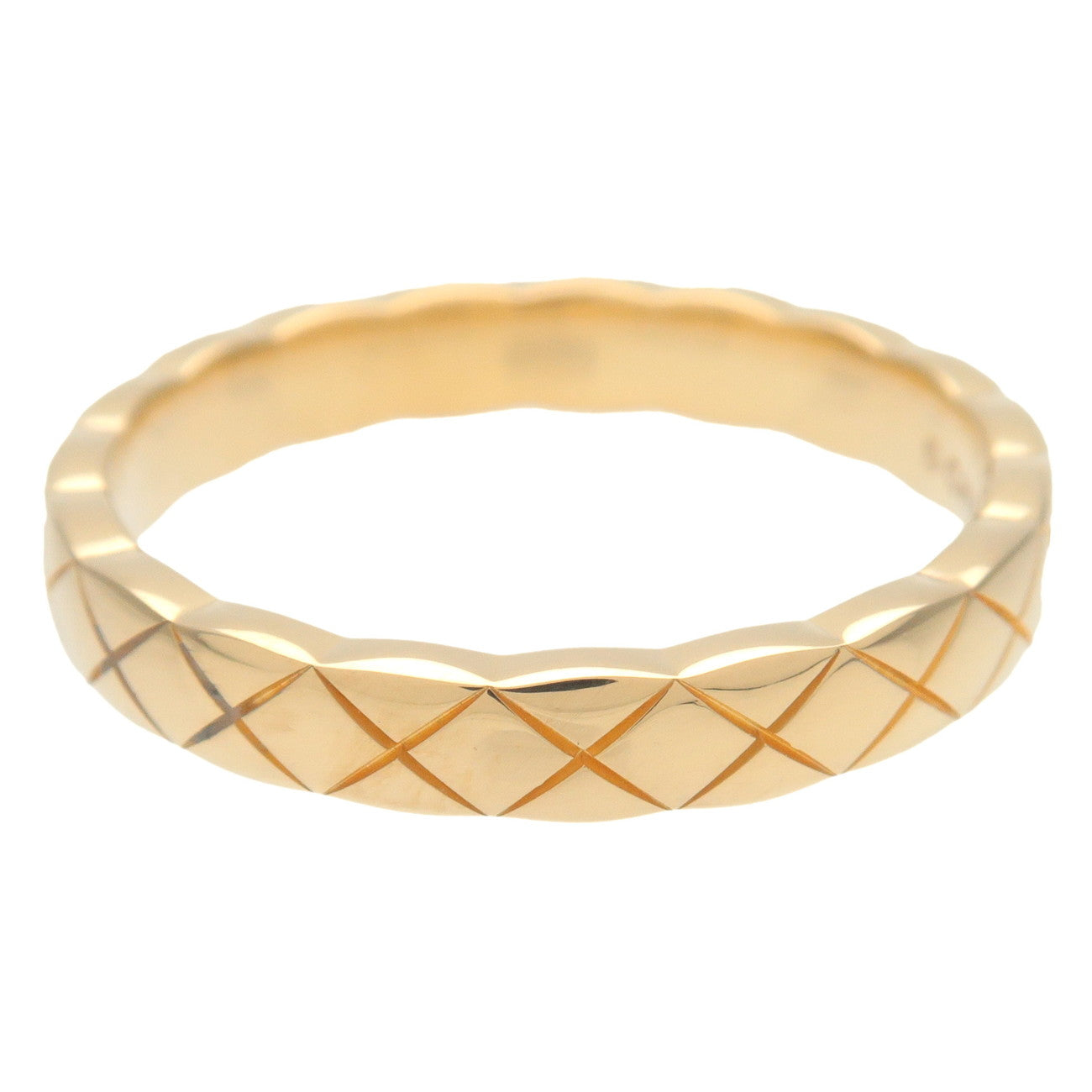 CHANEL COCO Crush Mini Ring K18 750YG Yellow Gold #54 US6.5-7