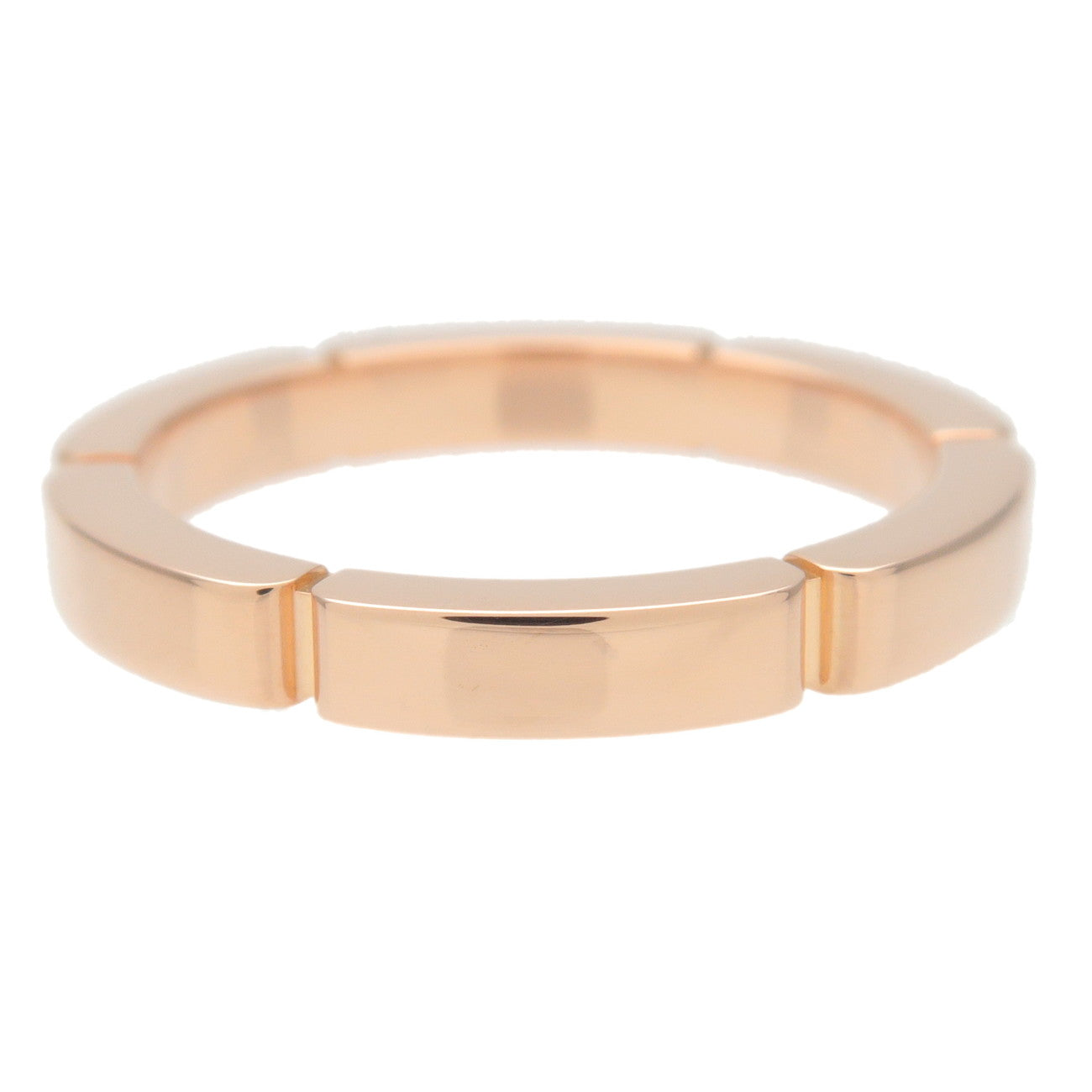 Cartier Maillon Panthere 4P Diamond Ring K18 Rose Gold #49 US5