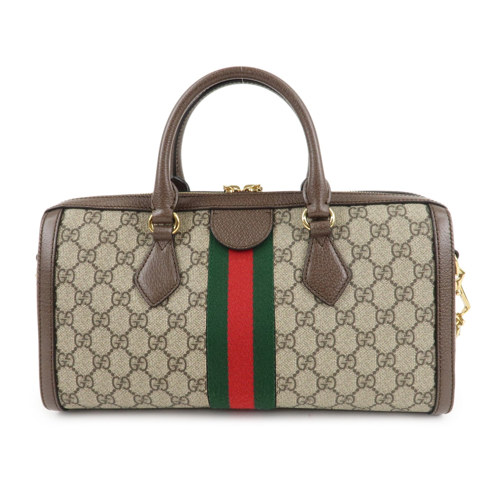 GUCCI Ophidia Sherry GG Supreme Leather 2Way Hand Bag 524532