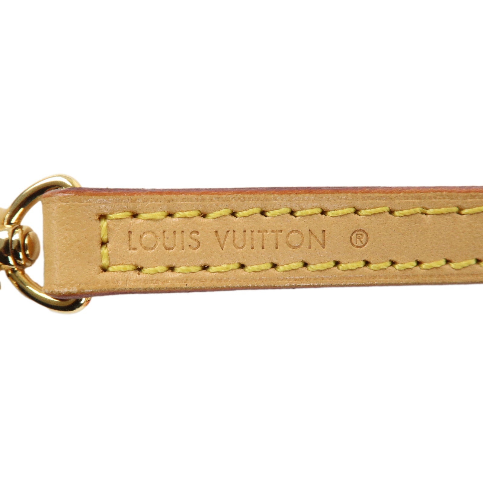 Louis Vuitton Nume Leather Shoulder Strap 120cm Natural J00145