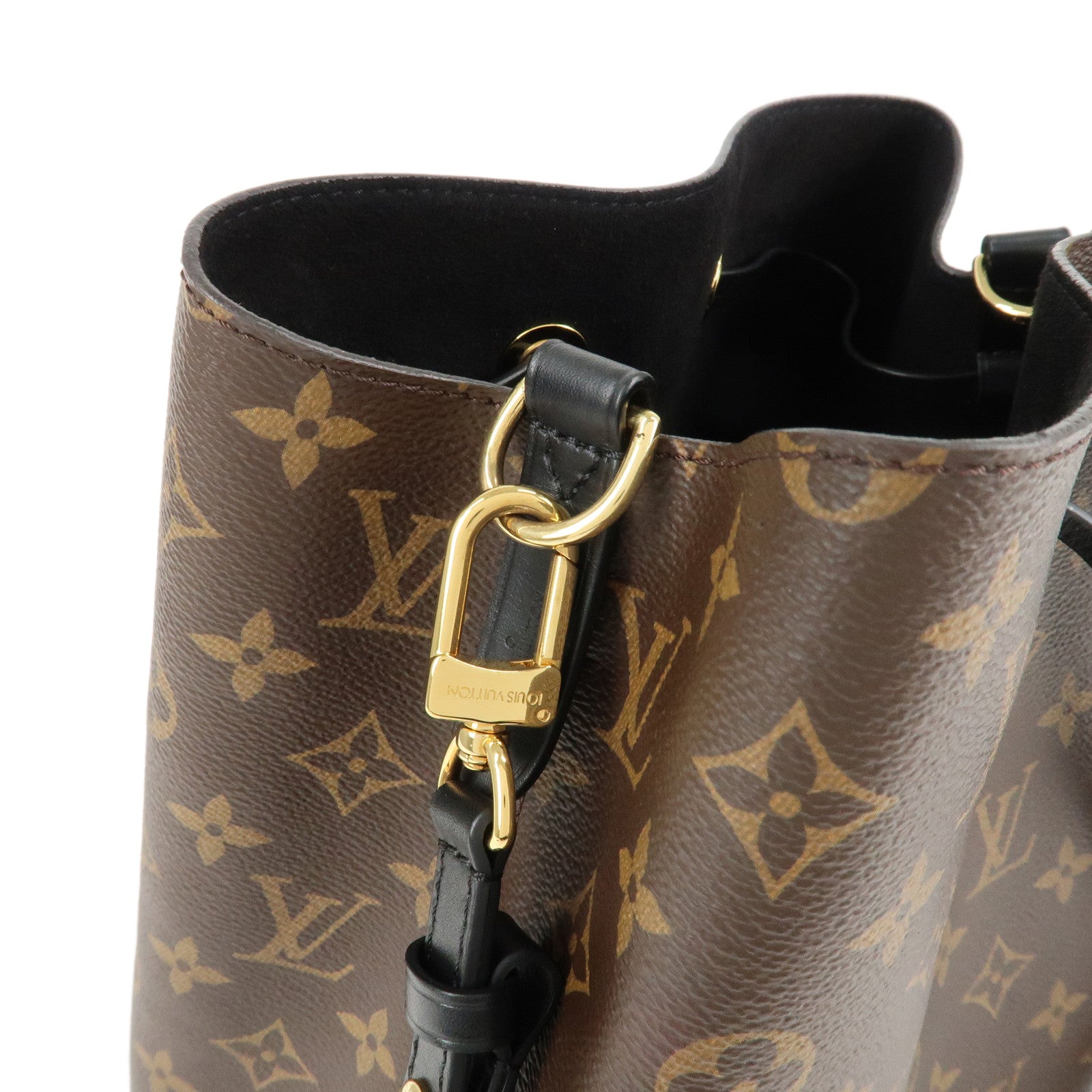 Louis Vuitton Monogram Neo Shoulder Bag Noir Brown M44020