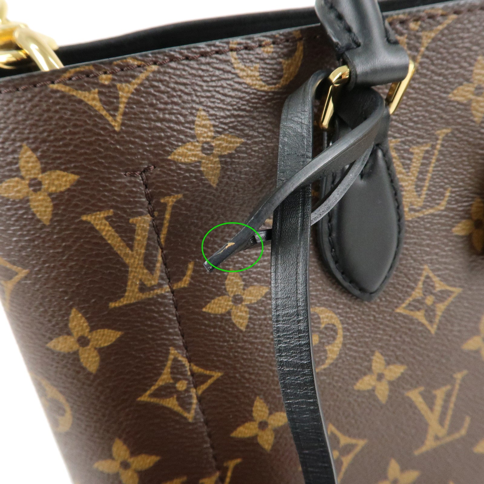 Louis Vuitton Monogram Flower Tote Bag 2Way Bag Noir M43550