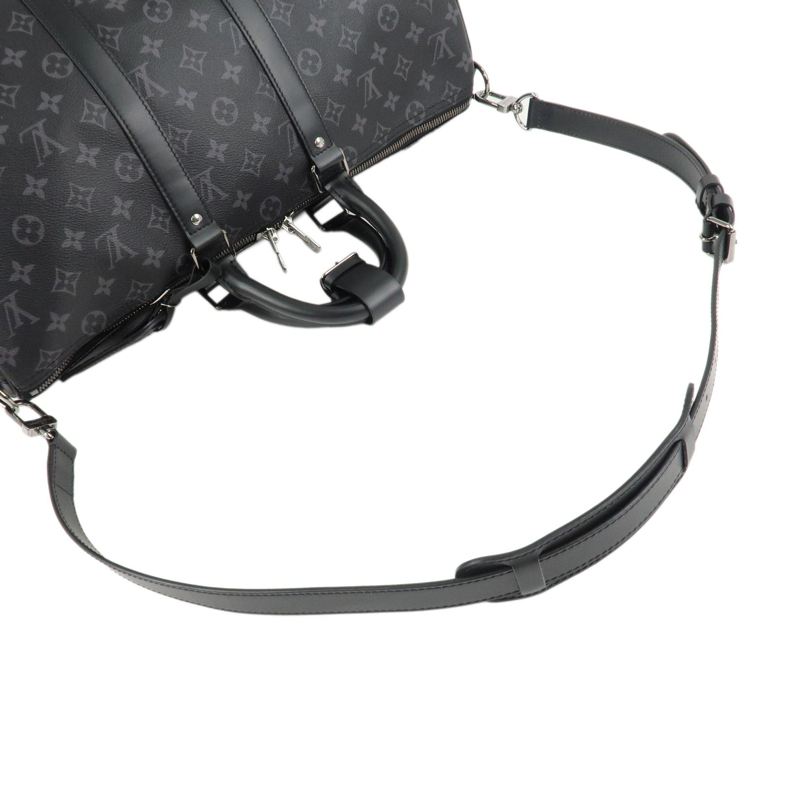 Louis Vuitton Monogram Eclipse Keep All Bandouliere 45 M40569