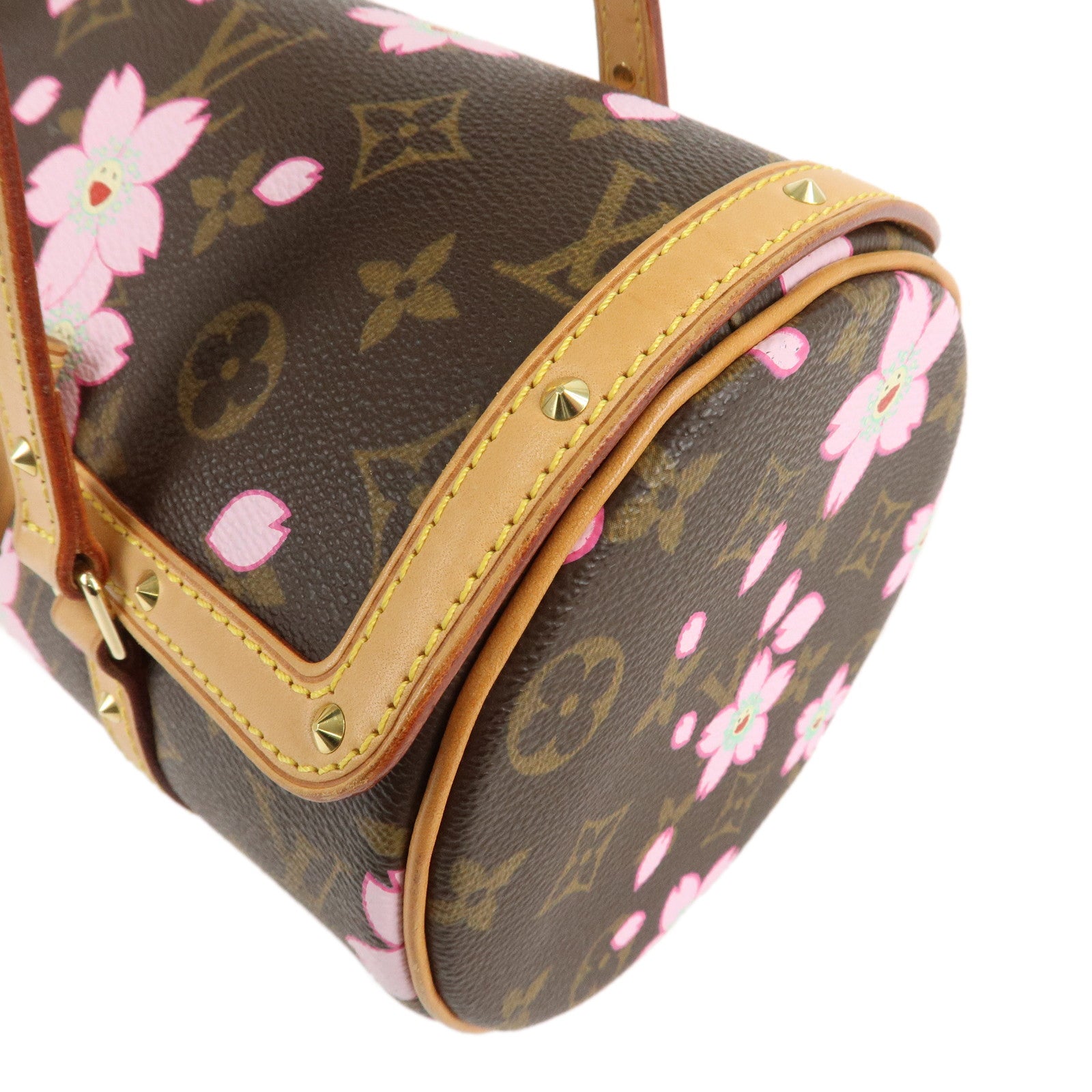 Louis Vuitton Monogram Cherry Blossom Papillon Hand Bag M92009