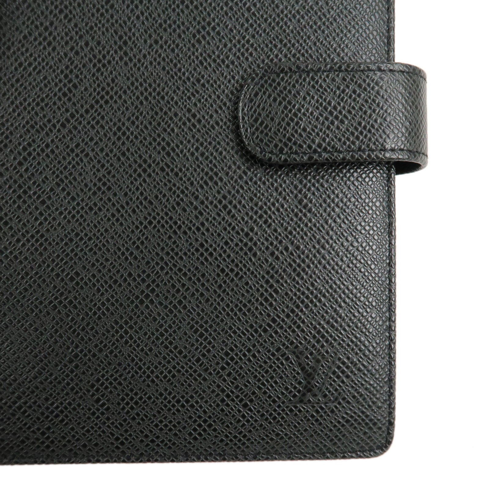 Louis Vuitton Taiga Agenda MM Planner Cover Ardoise R20423