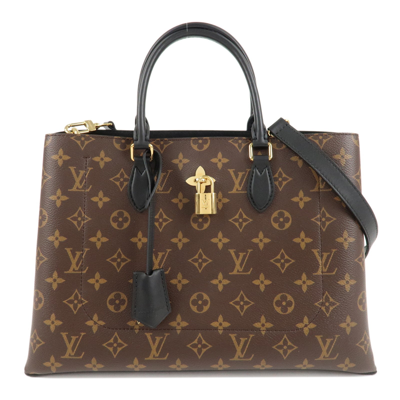 Louis-Vuitton-Monogram-2Way-Bag-Flower-Tote-Shoulder-Bag-M43550