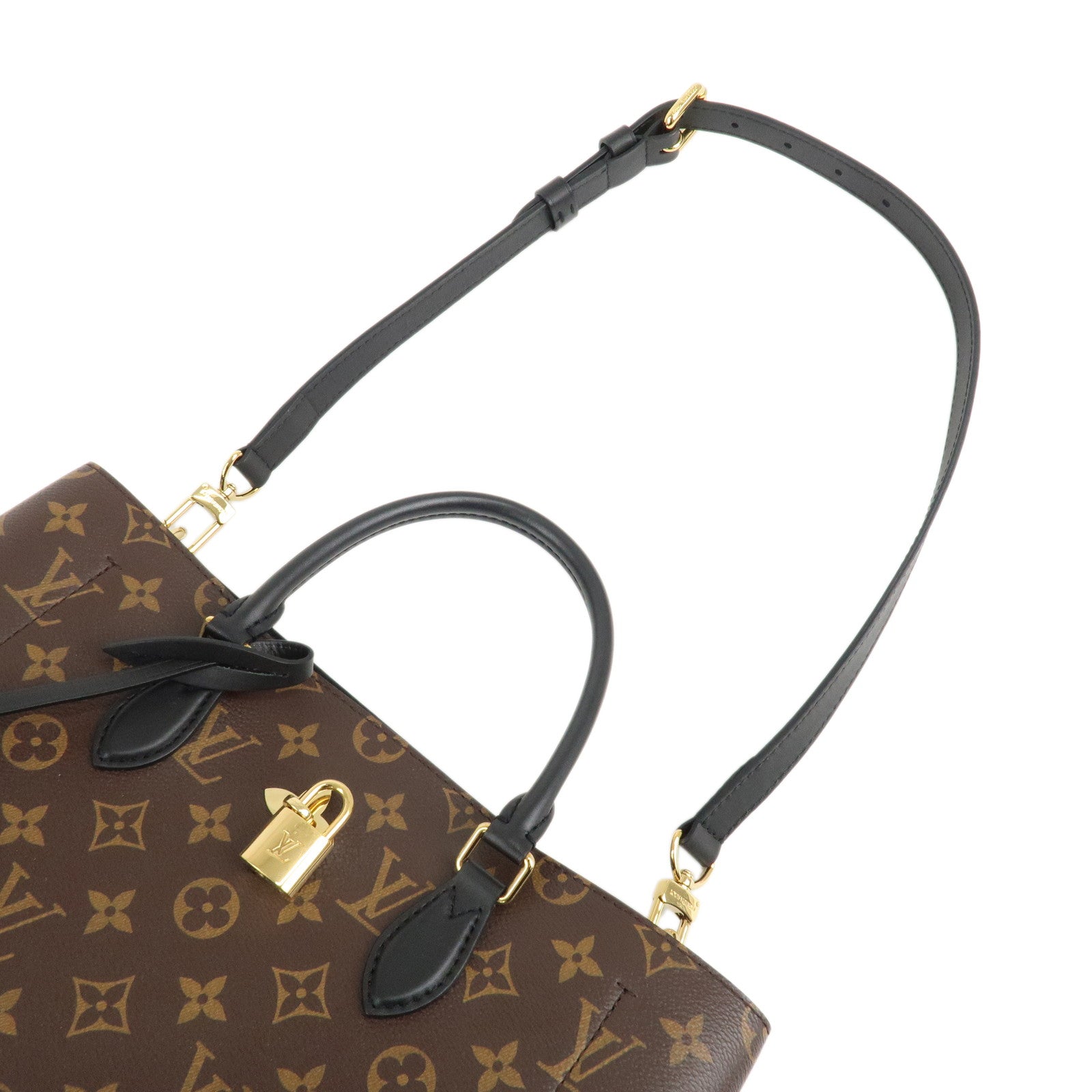 Louis Vuitton Monogram 2Way Bag Flower Tote Shoulder Bag M43550