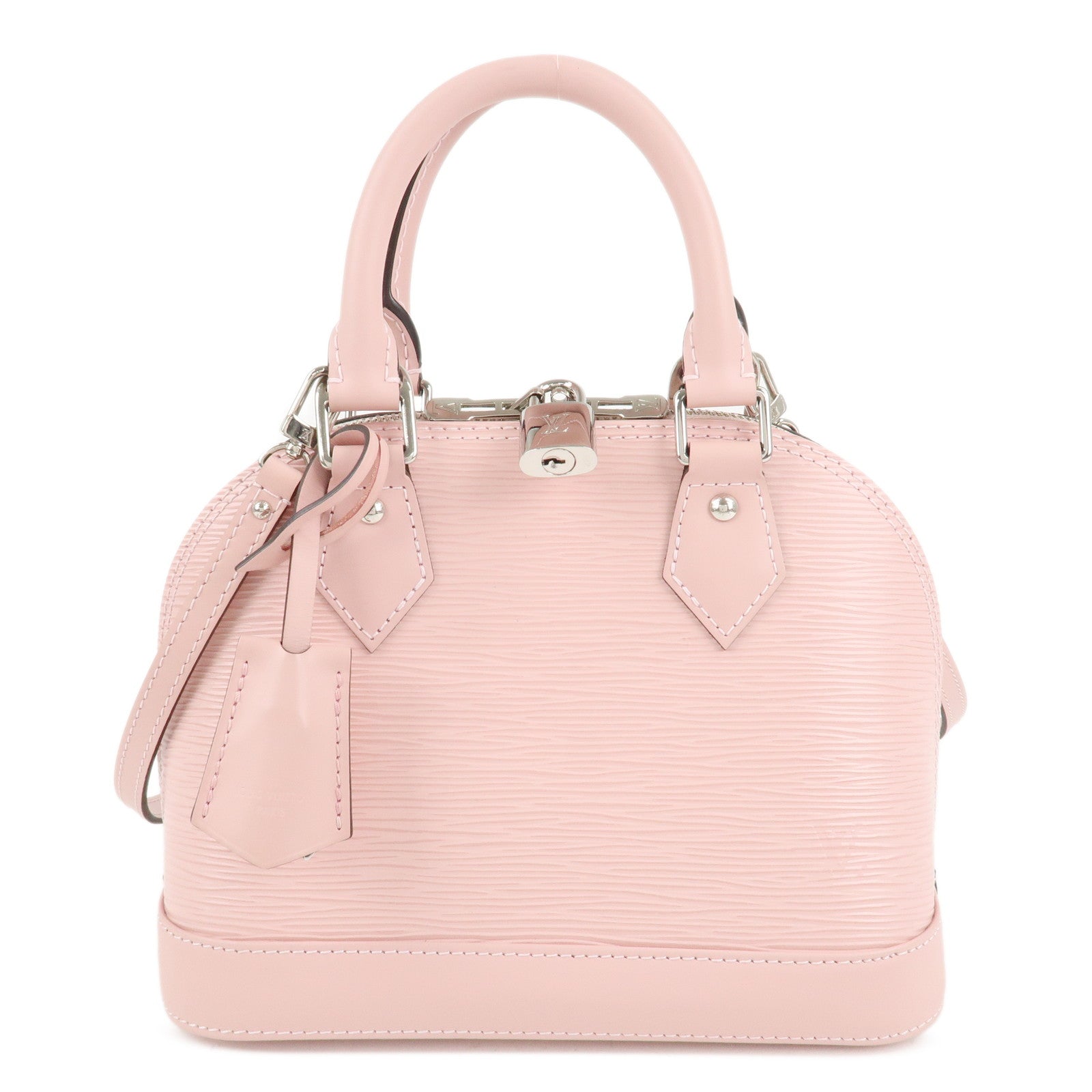 Louis-Vuitton-Epi-Alma-BB-2Way-Hand-Bag-Rose-Ballerine-M41327