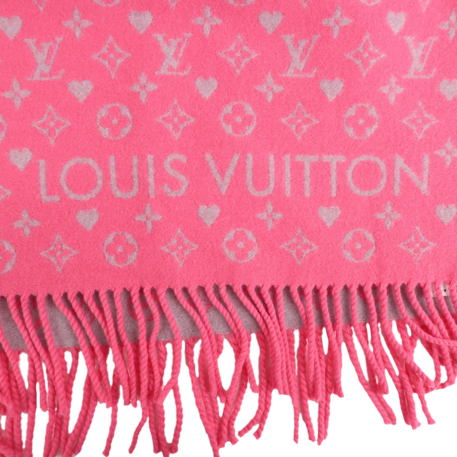 Louis Vuitton Escharp Game On Pink Scarf Pink M76901