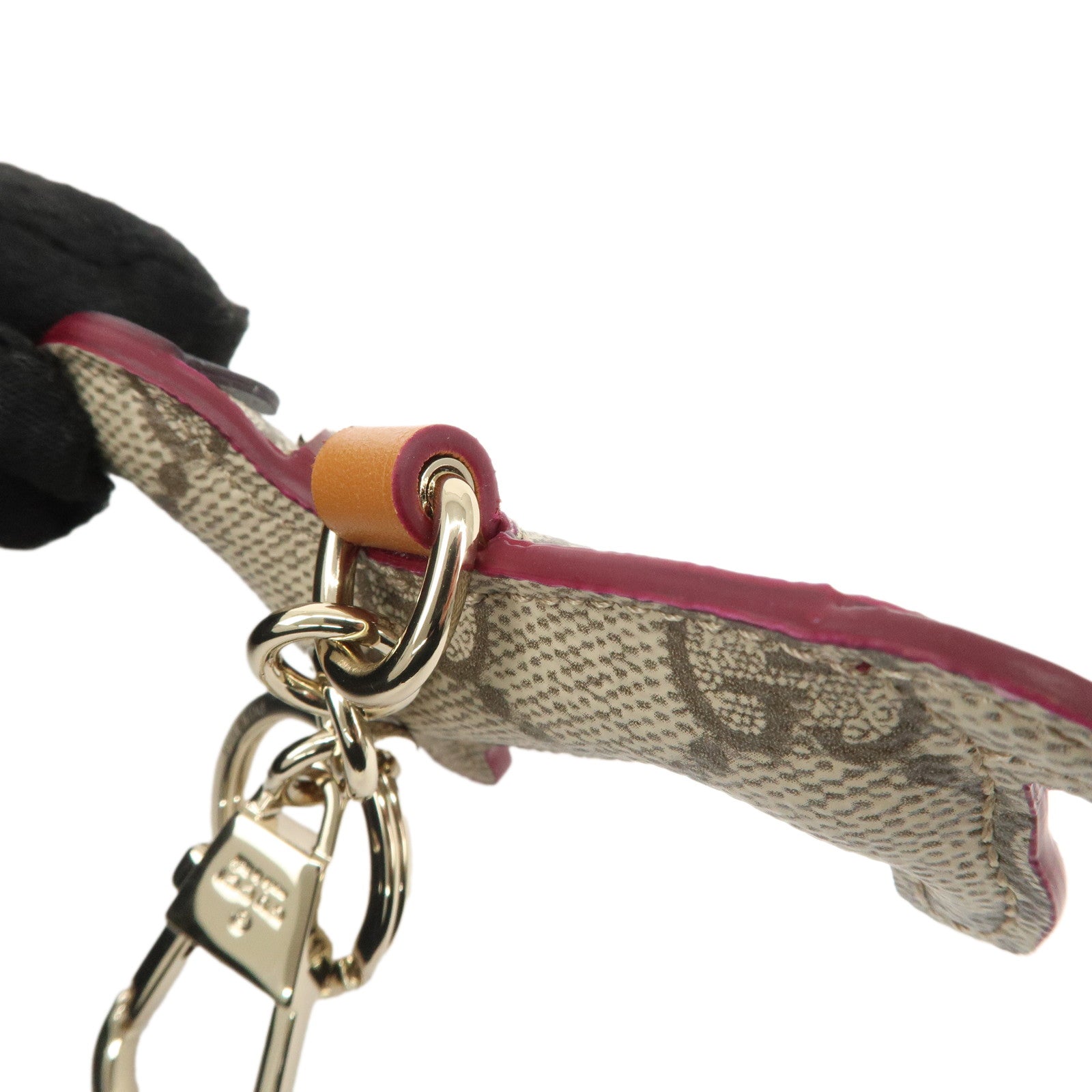 GUCCI Gucci Interlocking G Dog Shape Bag Charm Keychain 821812 Used