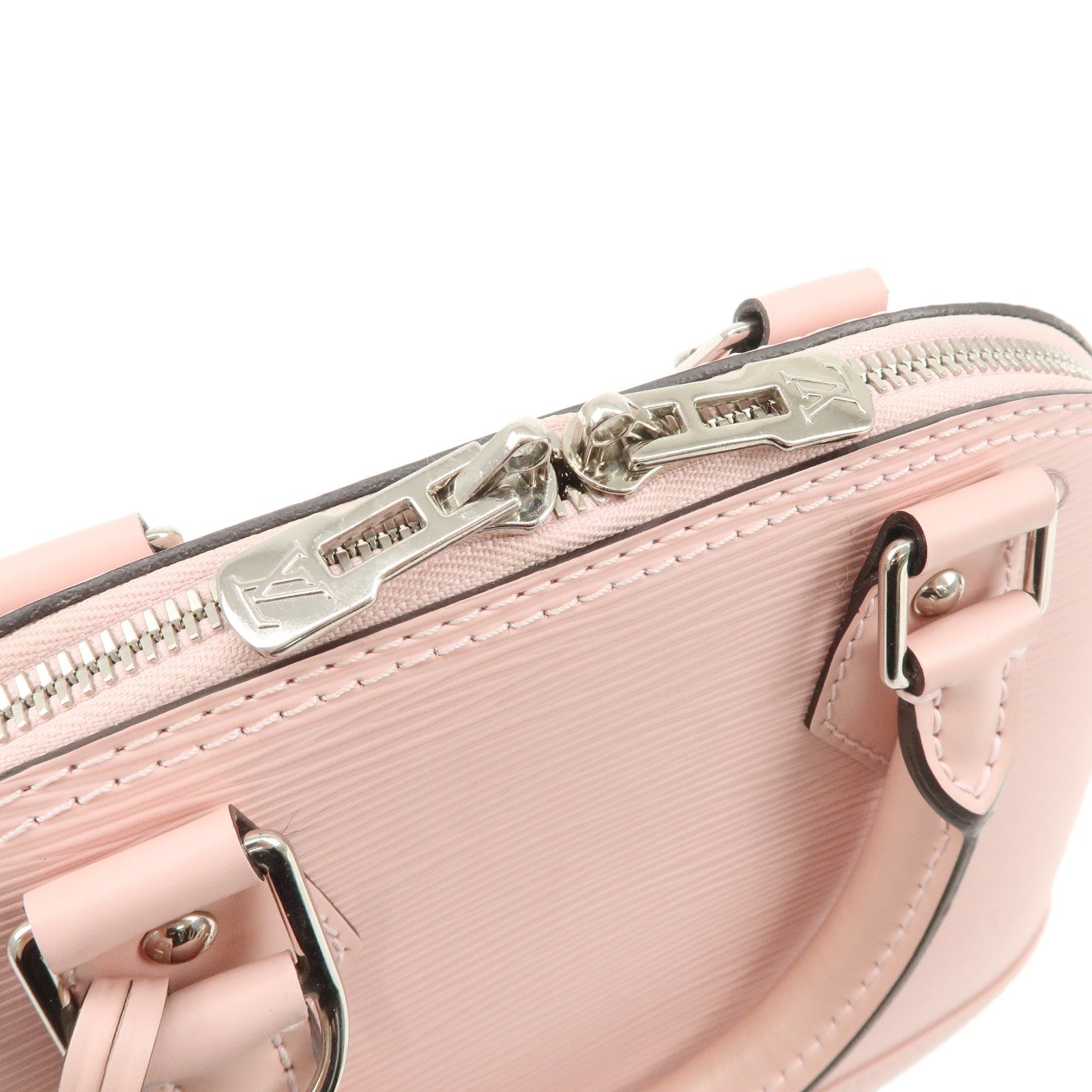 Louis Vuitton Epi Alma BB 2Way Hand Bag Rose Ballerine M41327