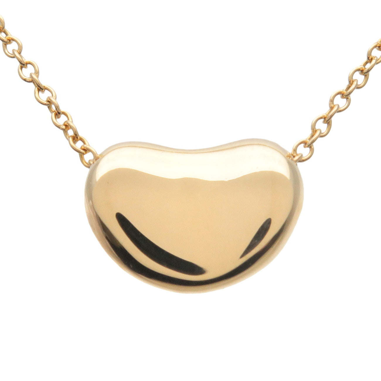 Tiffany&Co.-Bean-Necklace-Small-K18YG-750YG-Yellow-Gold