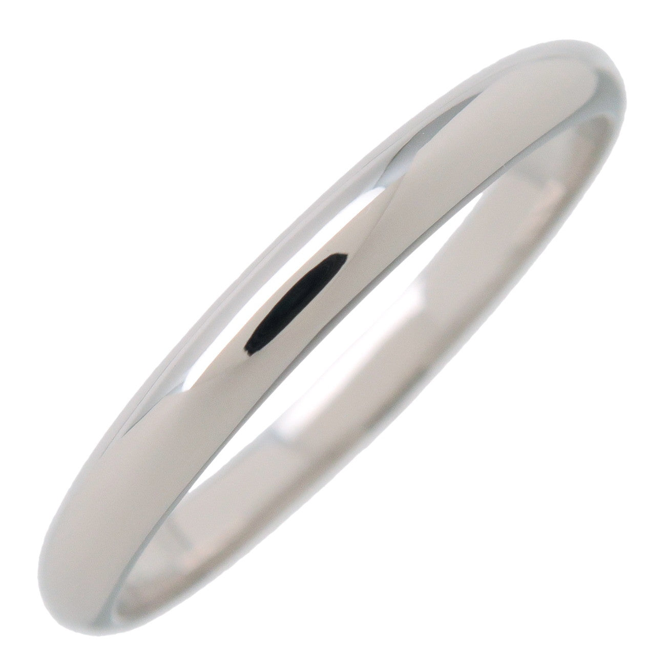 Cartier-1895-Wedding-Ring-1P-Diamond-#57-PT950-Platinum-US#8