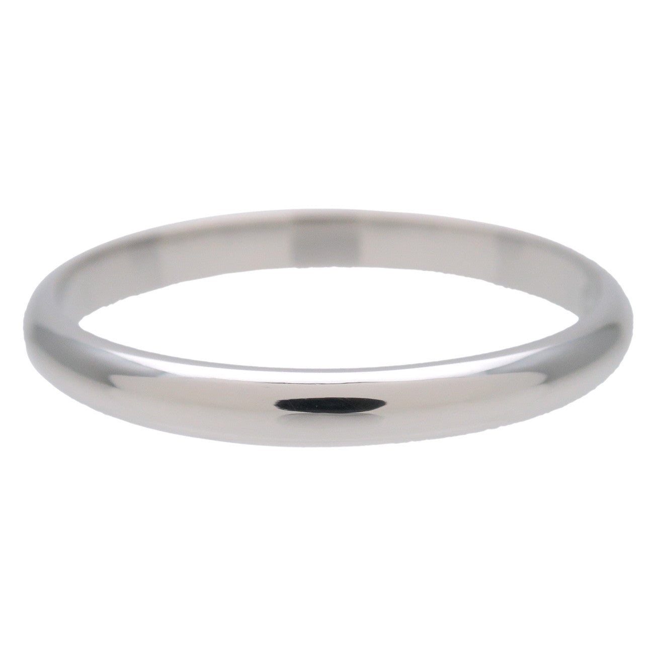 Cartier 1895 Wedding Ring 1P Diamond #57 PT950 Platinum US#8 Used