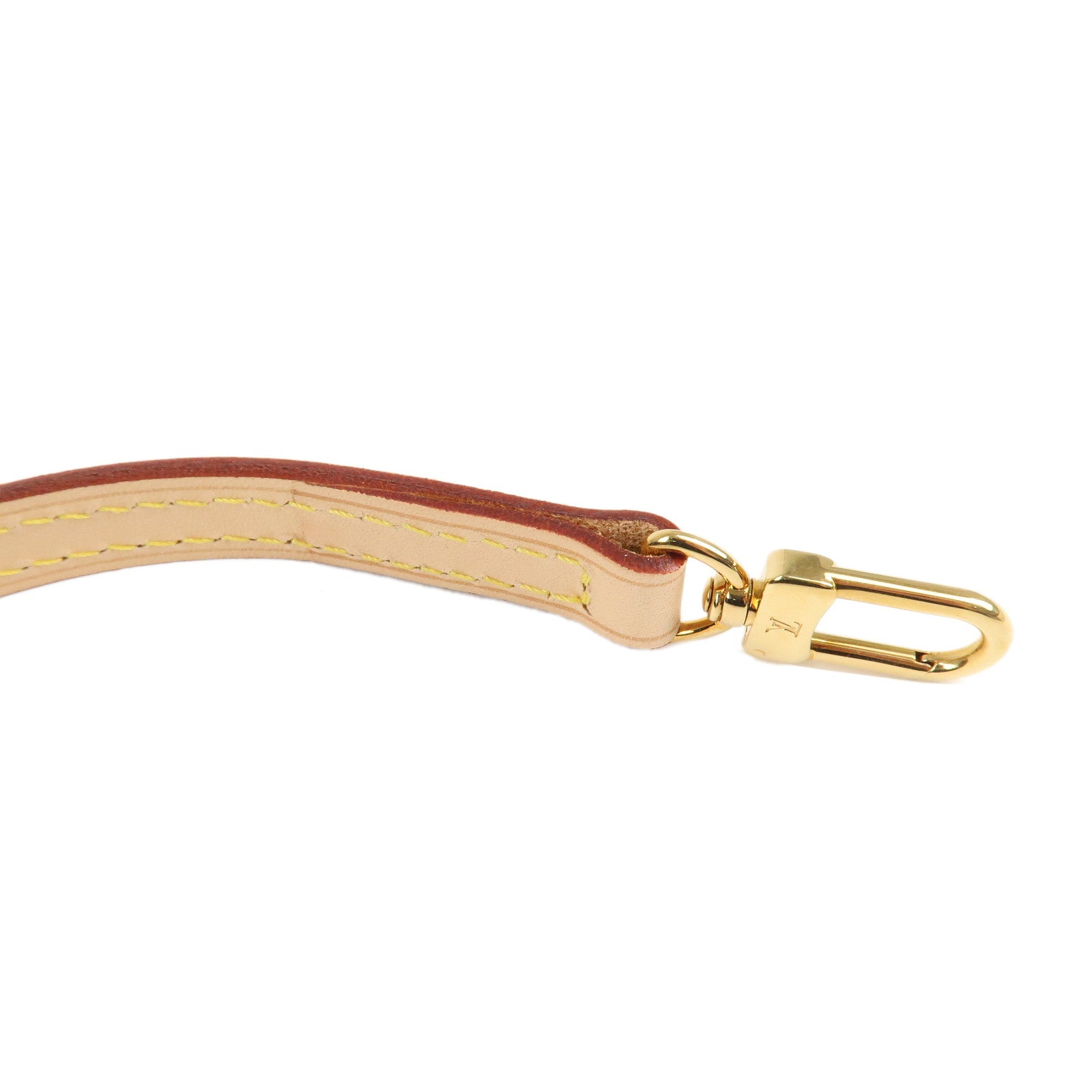 Louis Vuitton Leather Adjustable Shoulder Strap Beige J52314