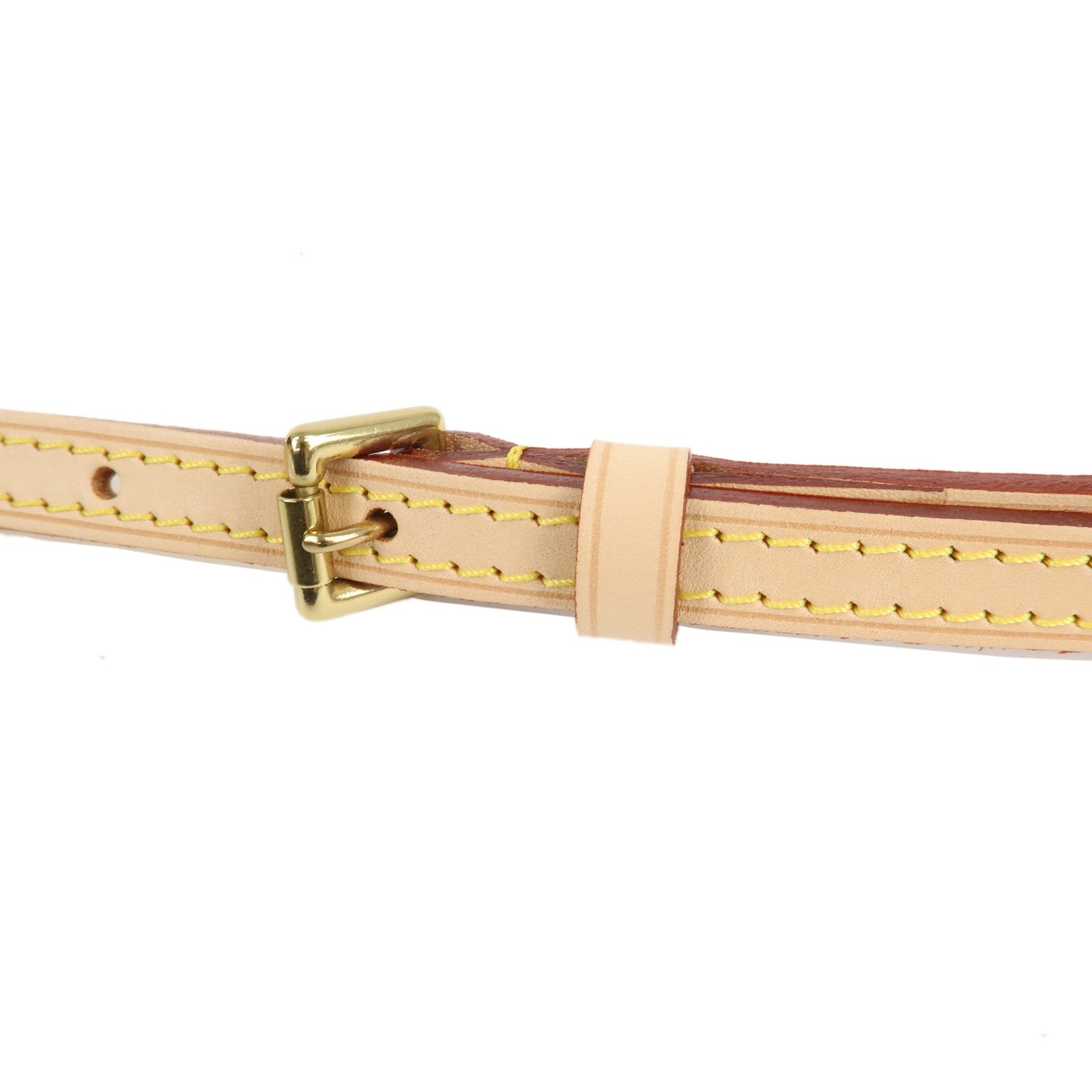 Louis Vuitton Leather Adjustable Shoulder Strap Beige J52314