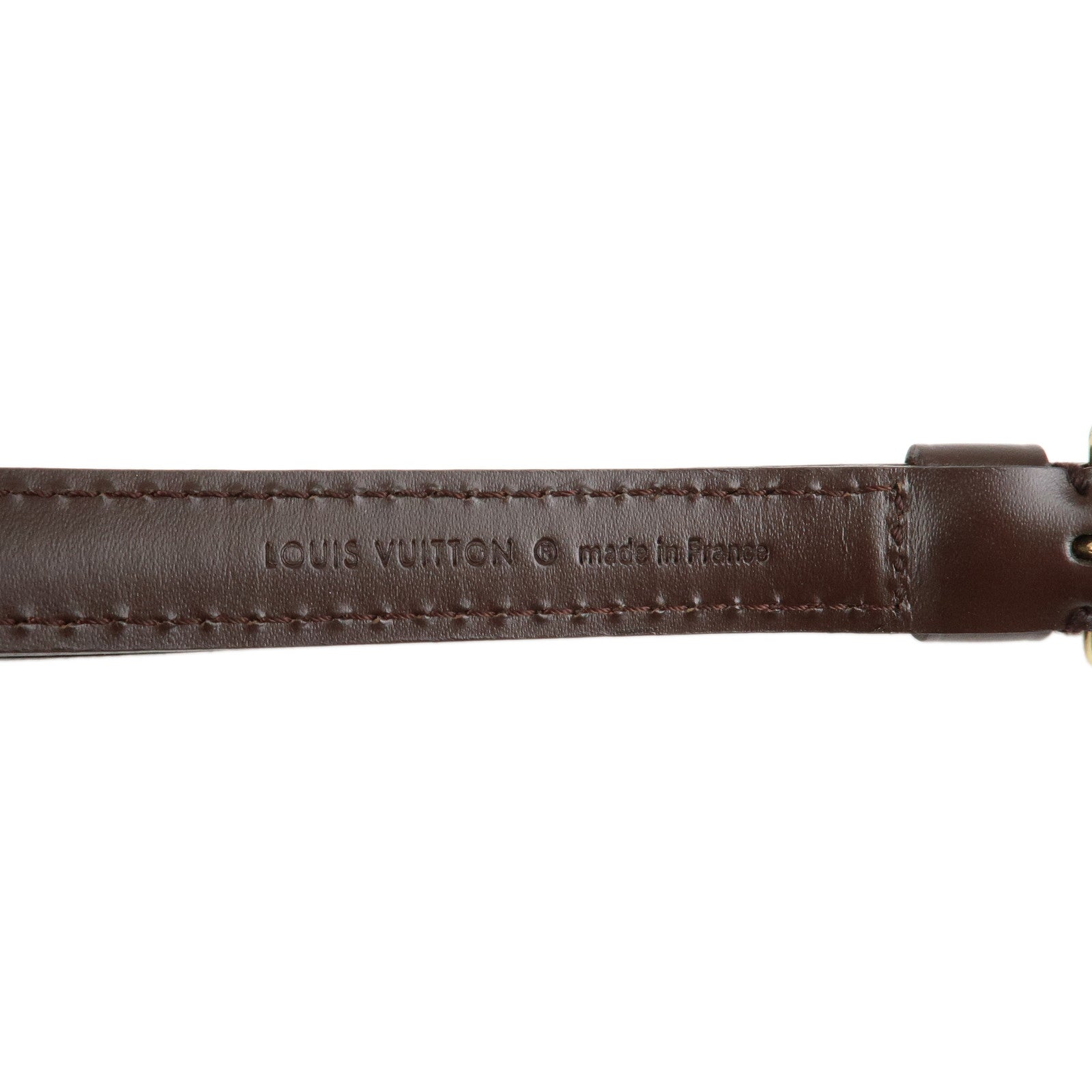 Louis Vuitton Leather Shoulder Strap for Damier Bags J00276 Used