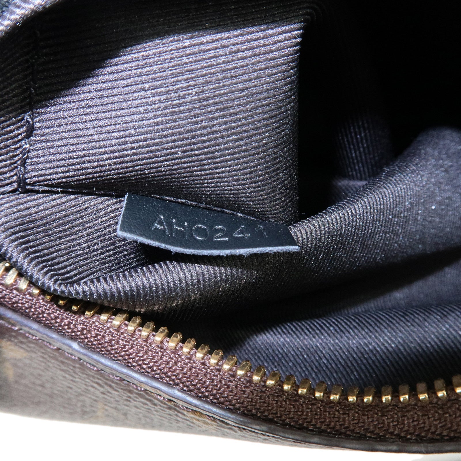 Louis Vuitton Monogram Macassar Odeon NM PM Bag Noir M45353 Used