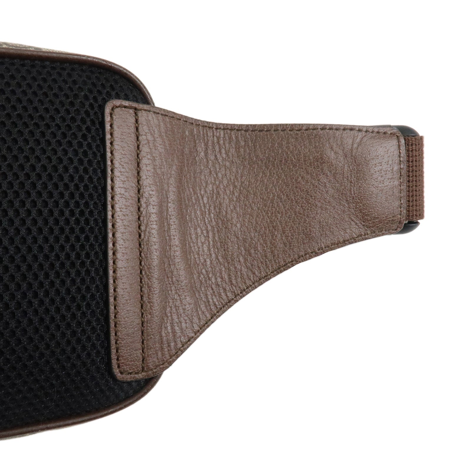 GUCCI Ophidia Sherry GG Supreme Leather Waist Bag 574796 Used