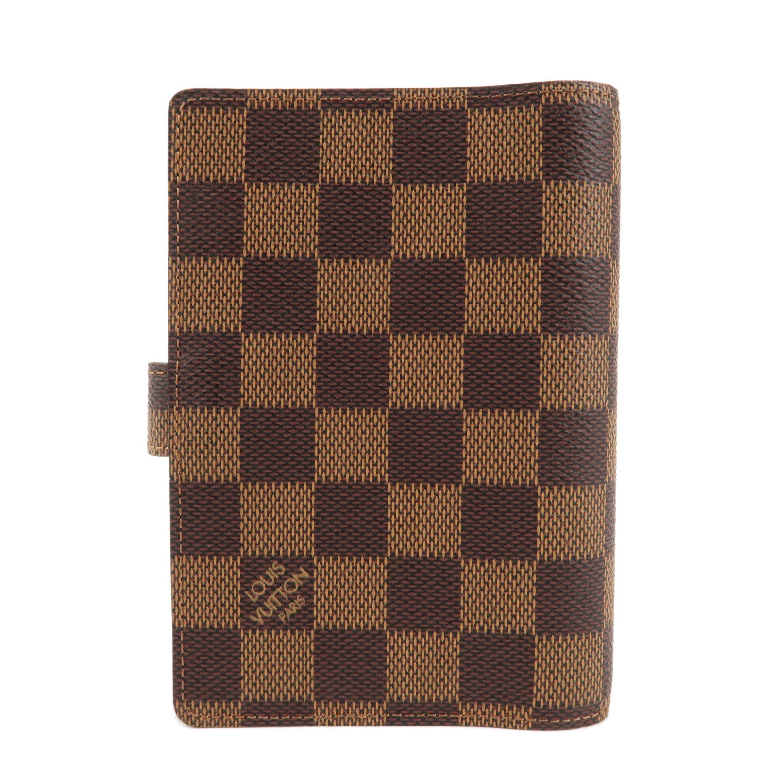 Louis Vuitton Damier Agenda PM Planner Cover Brown R20700 Used