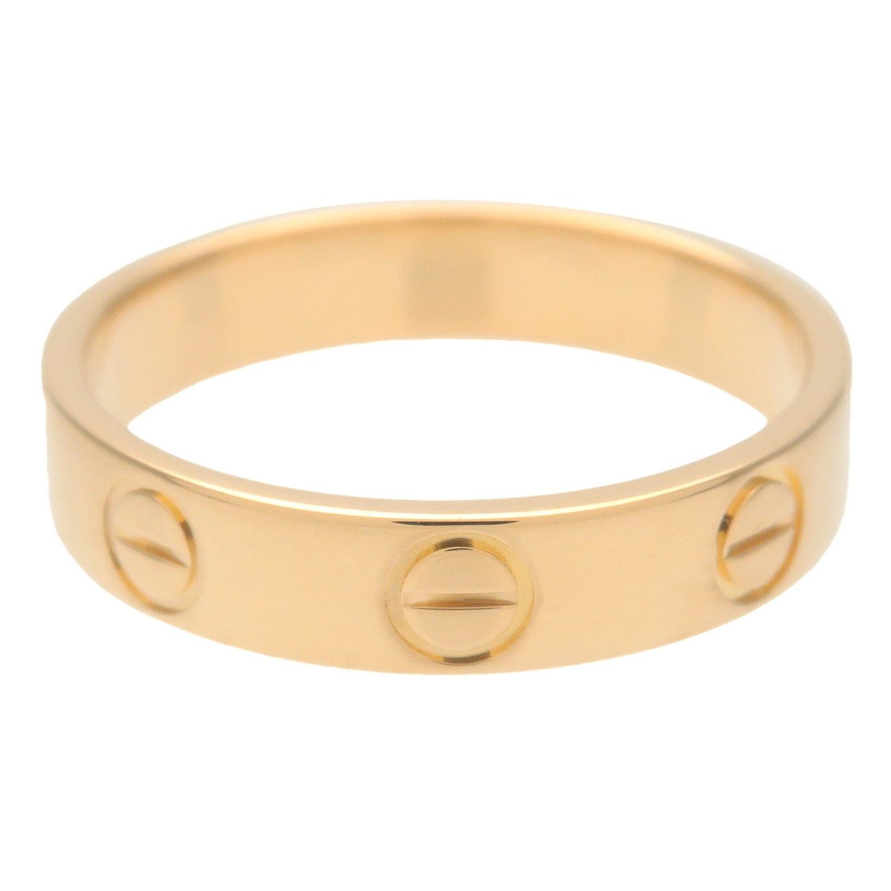 Cartier Mini Love Ring K18YG 750YG Yellow Gold #48 US4.5 EU48 Used