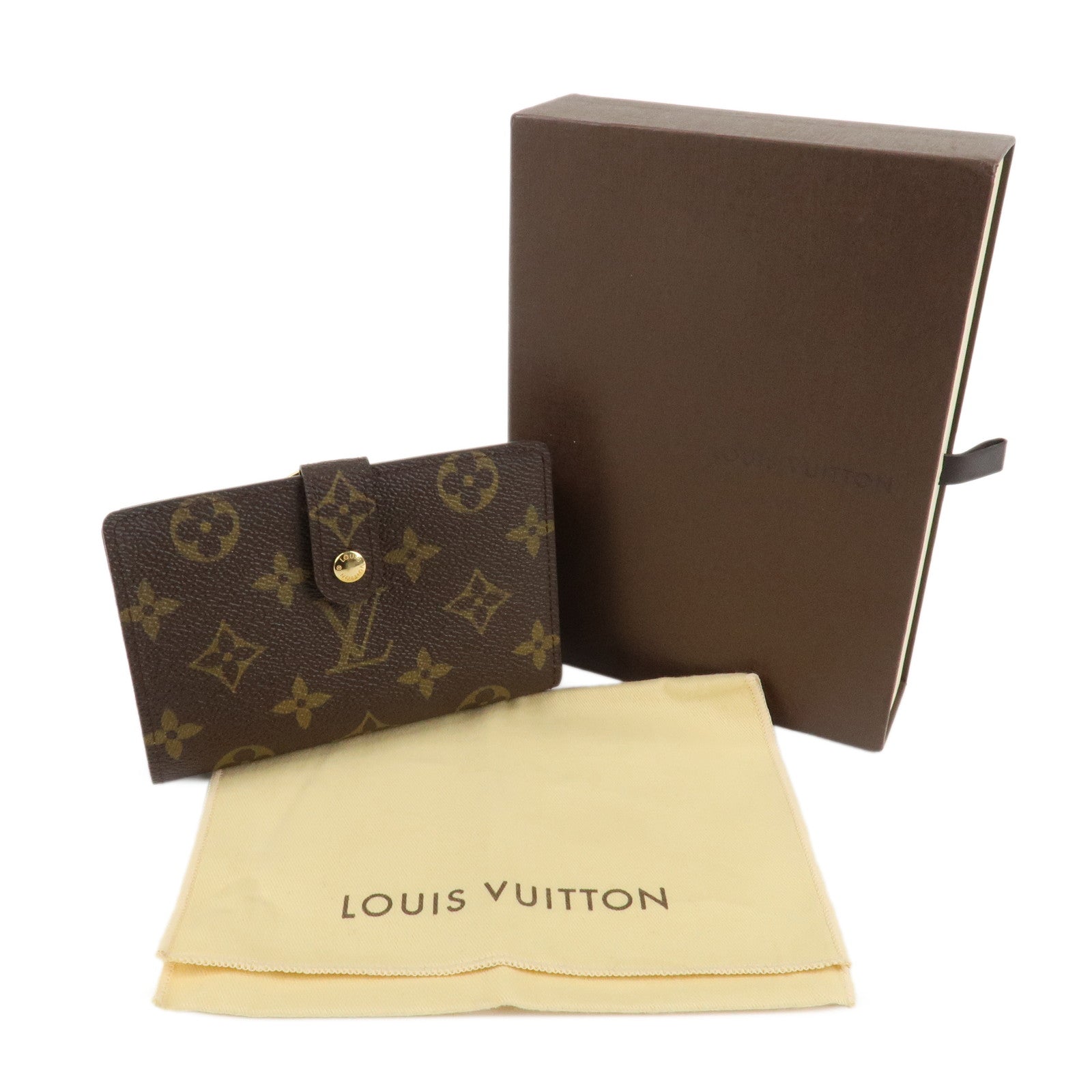 Louis Vuitton Monogram Portefeuille Viennois Wallet M61674 Used