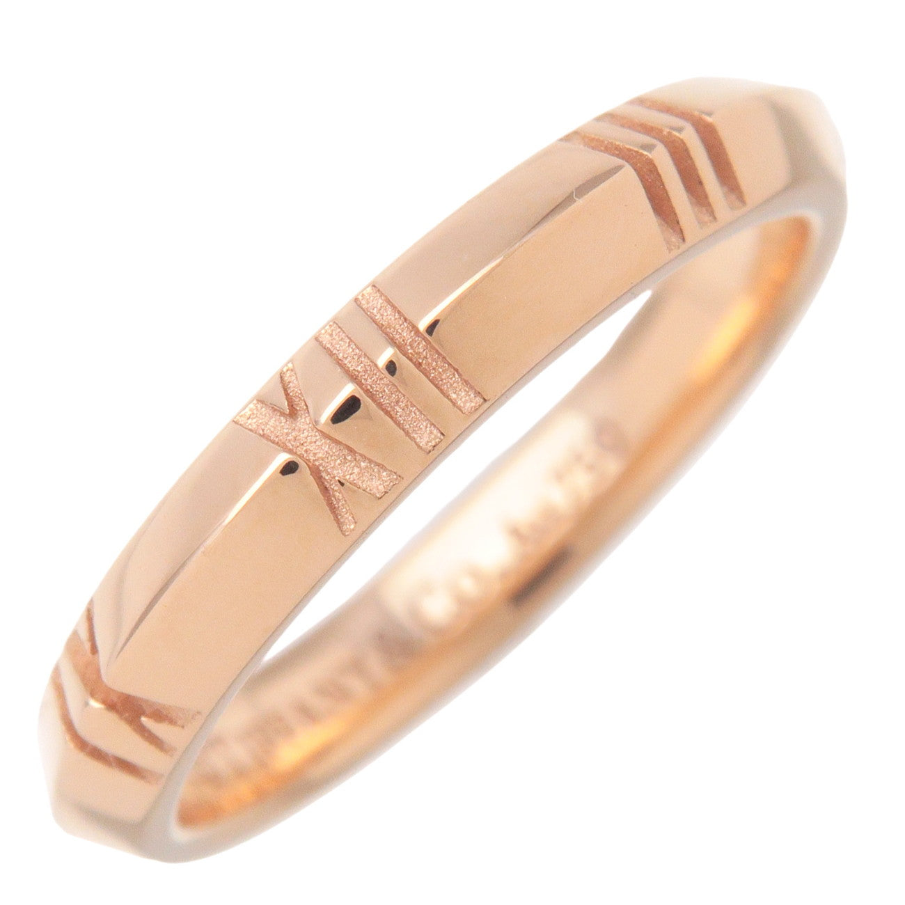 Tiffany&Co.-Atlas-Closed-Narrow-Ring-K18PG-750PG-Rose-Gold-US5