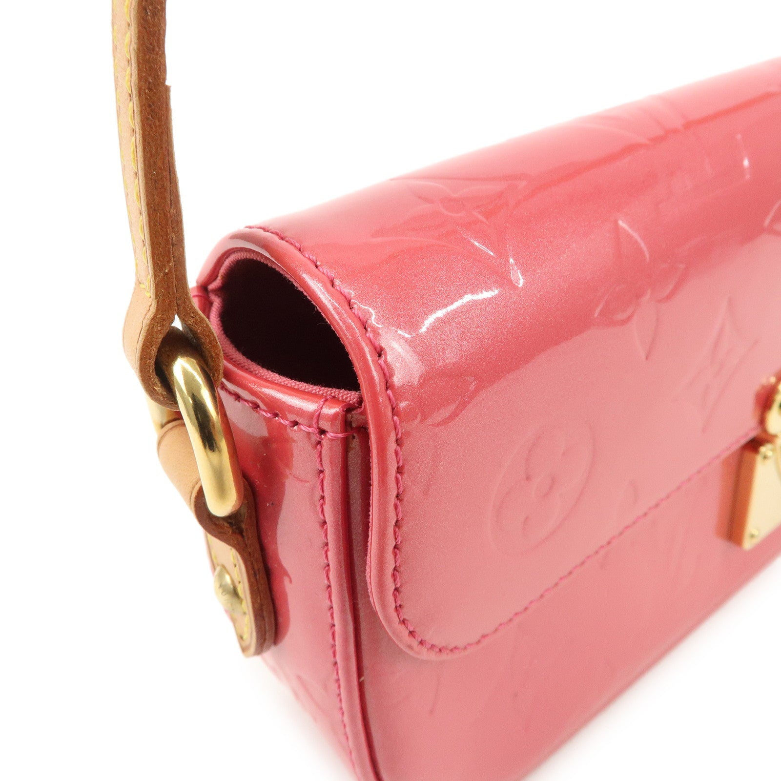 Louis Vuitton Monogram Vernis Malibu Street Hand Bag M9150F Used