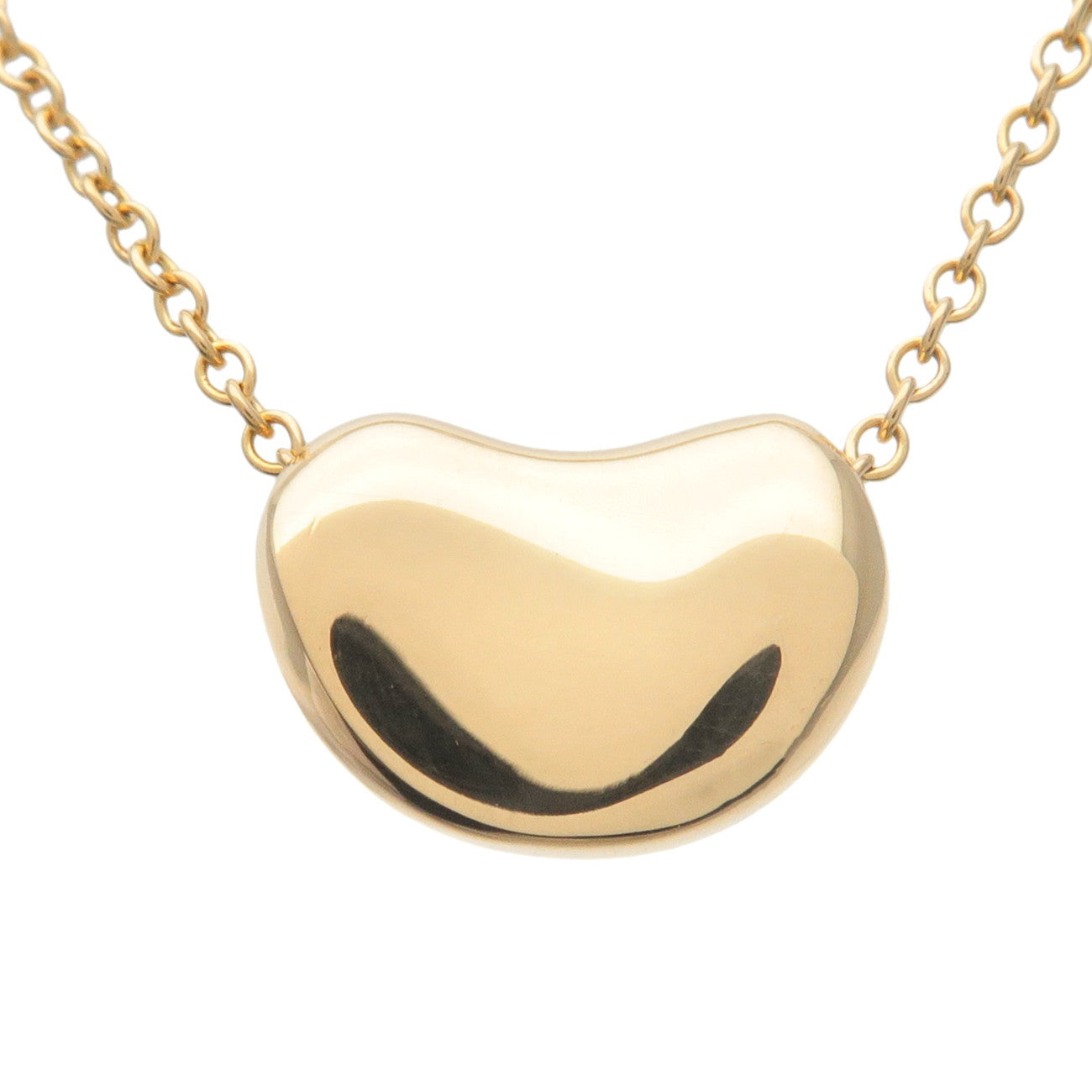 Tiffany&Co.-Bean-Necklace-Small-K18YG-750YG-Yellow-Gold