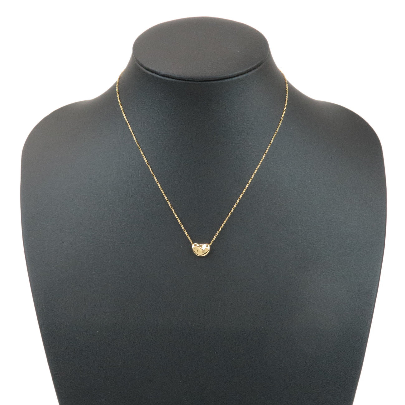 Tiffany&Co. Bean Necklace Small K18YG 750YG Yellow Gold Used