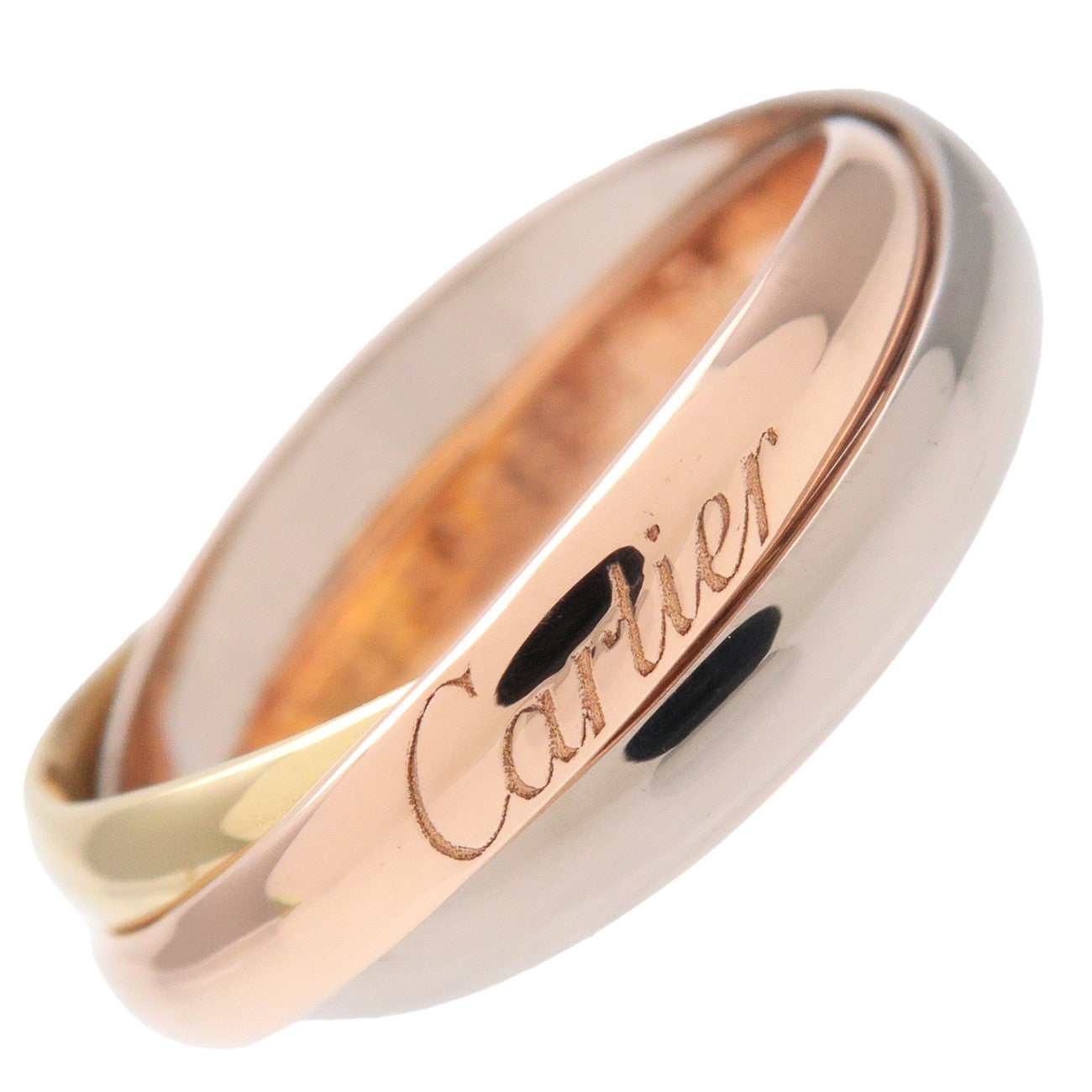 Cartier-Trinity-Ring-SM-K18-750YG/WG/PG-#50-US5.5-EU50