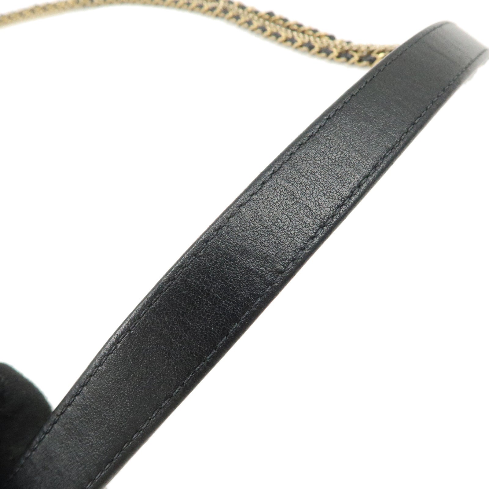 CHANEL Matelasse Lamb Skin Small Bucket Chain Shoulder Bag AS2786 Used