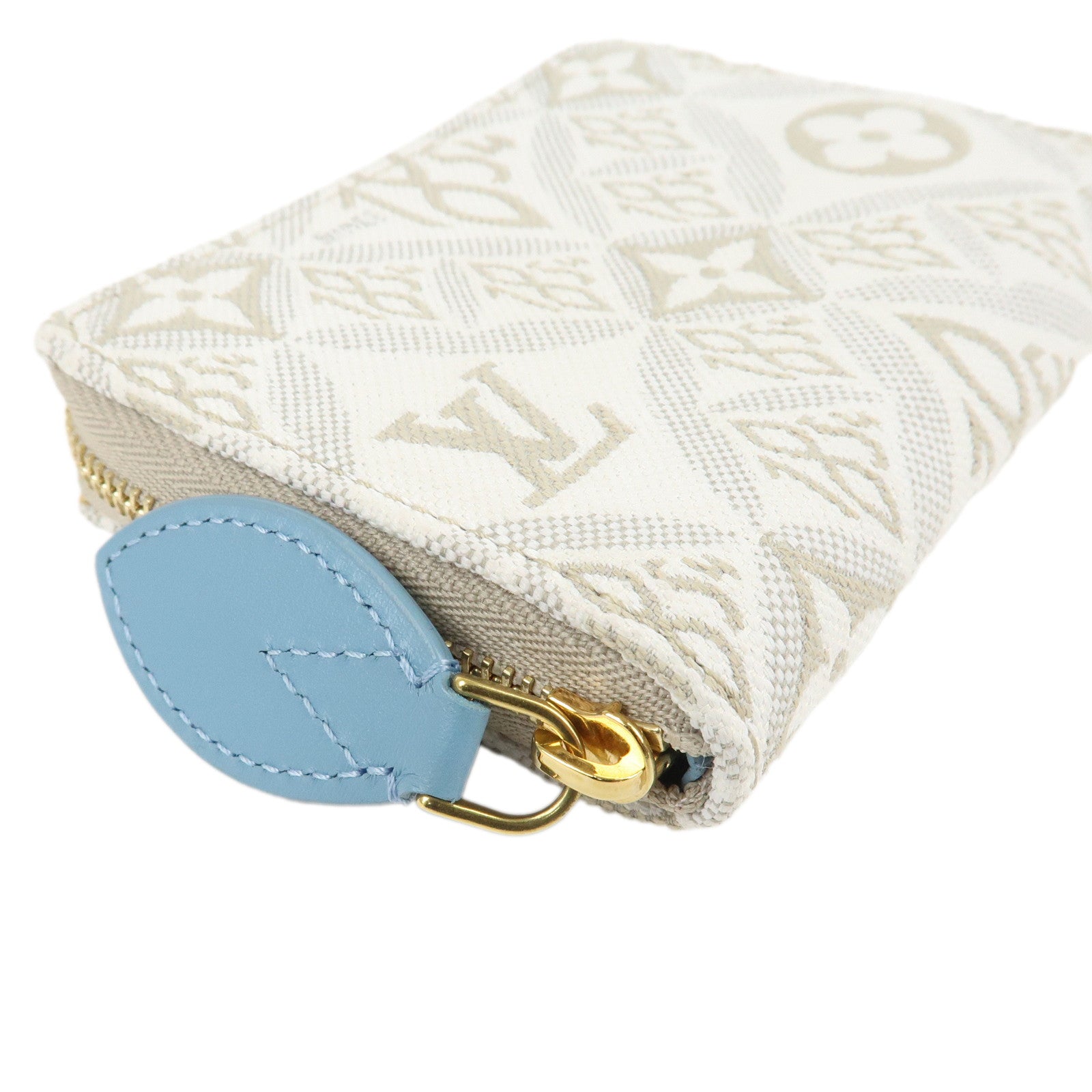 Louis Vuitton Monogram Jacquard Zippy Coin Purse Coin Case M81095 Used