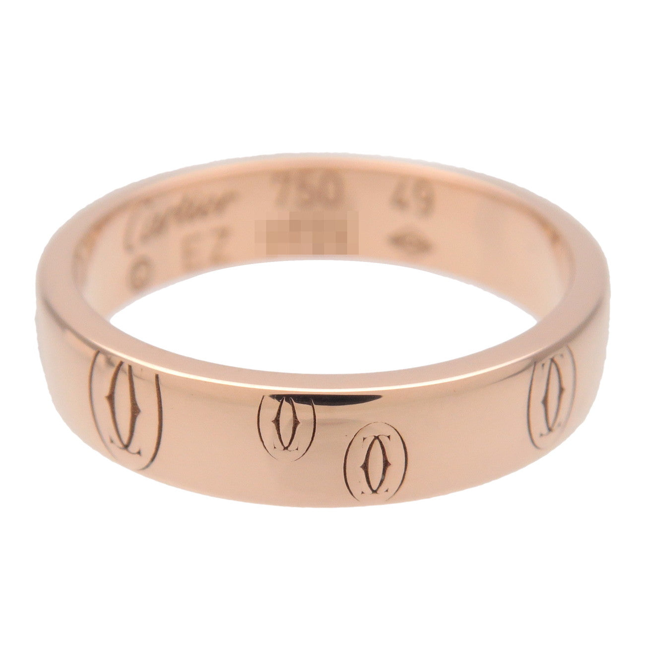 Cartier Happy Birthday Ring K18PG 750PG RoseGold #49 US5 EU49 Used