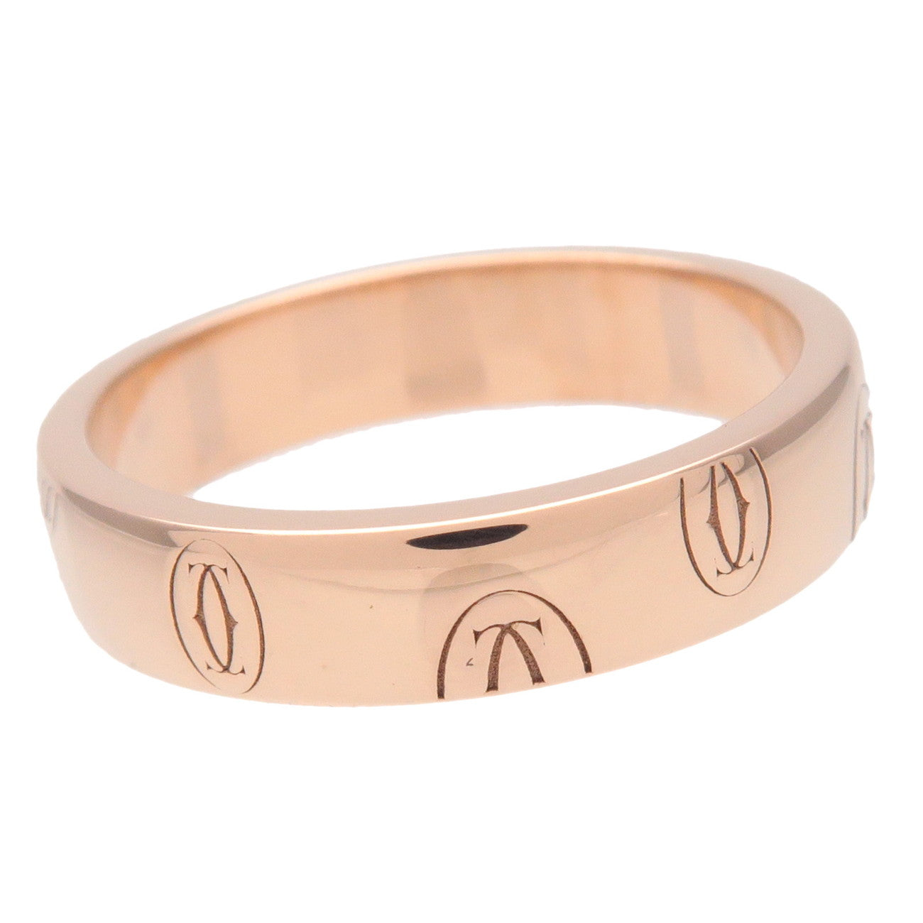 Cartier Happy Birthday Ring K18PG 750PG RoseGold #49 US5 EU49 Used