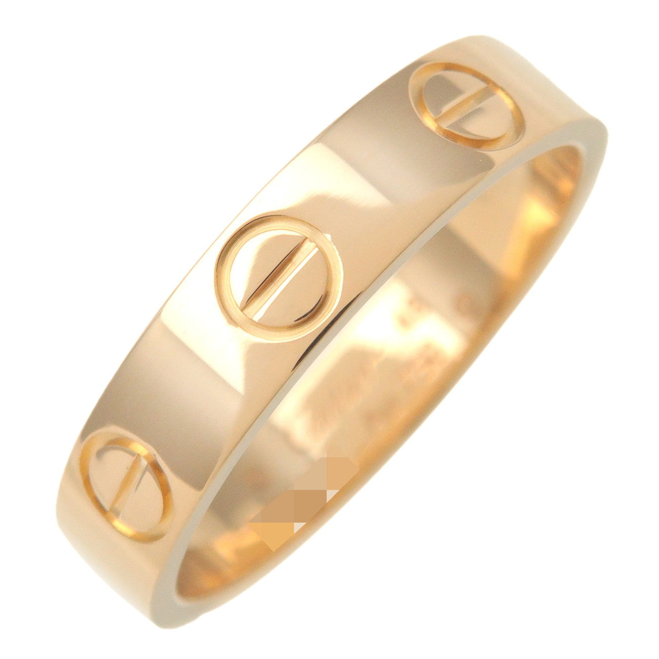 Cartier-Mini-Love-Ring-K18YG-750YG-Yellow-Gold-#48-US4.5-EU48