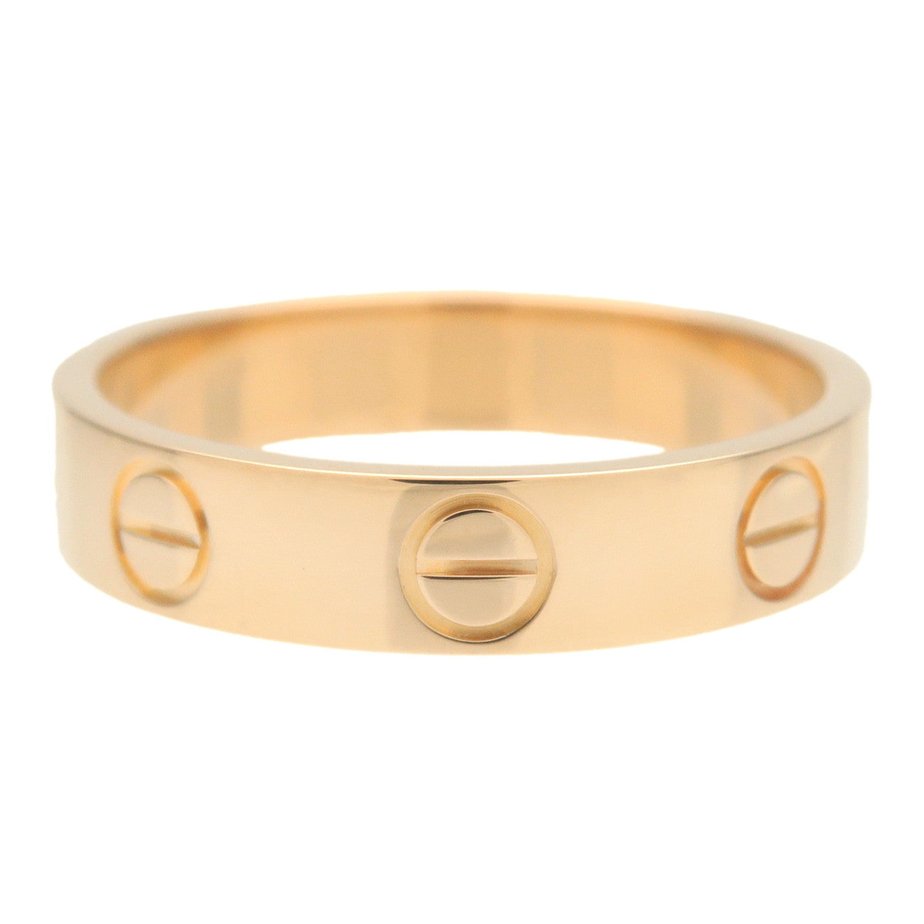 Cartier Mini Love Ring K18YG 750YG Yellow Gold #48 US4.5 EU48 Used